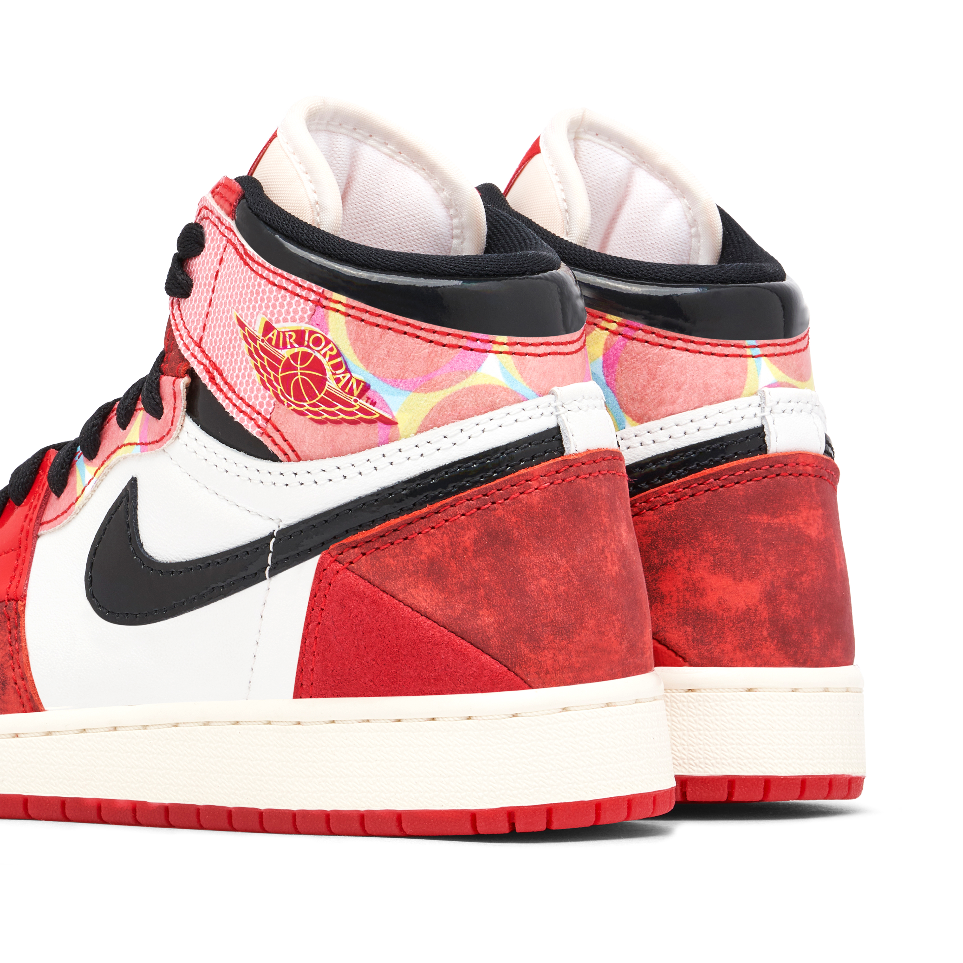 Air Jordan 1 High x Spider-Man Across the Spider-verse Red Black GS | DV1753 -601 | Laced