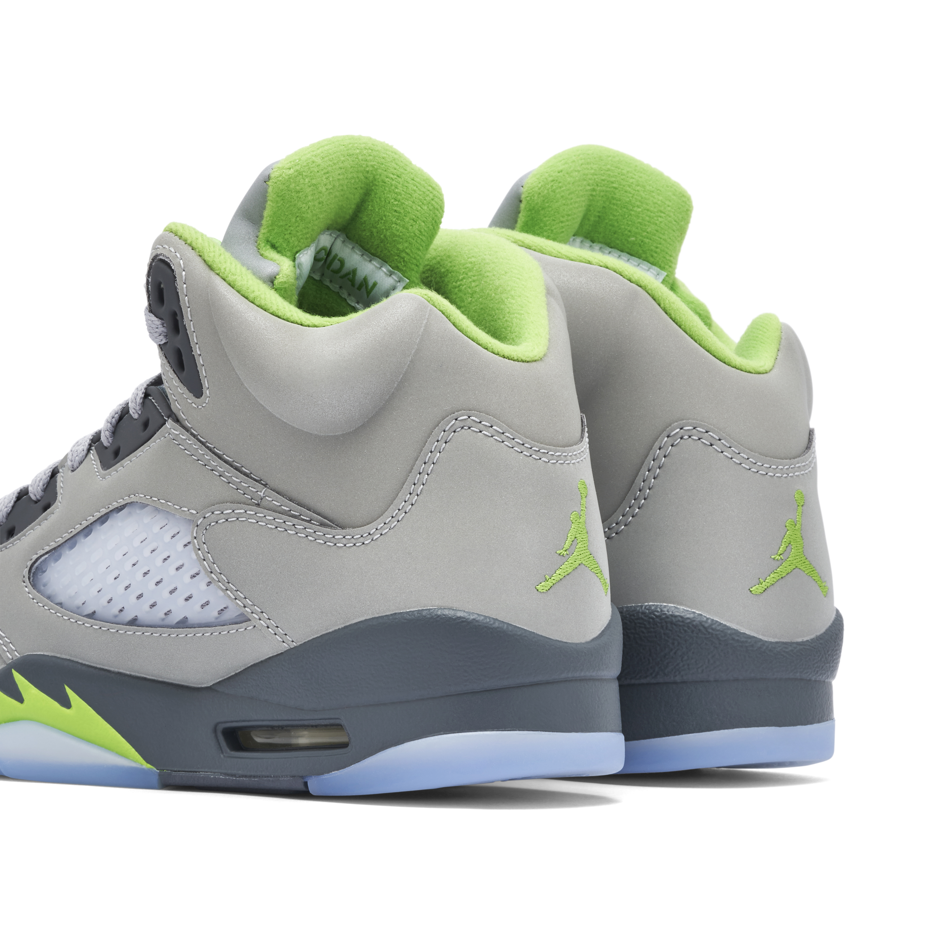 Lime green and grey jordans online