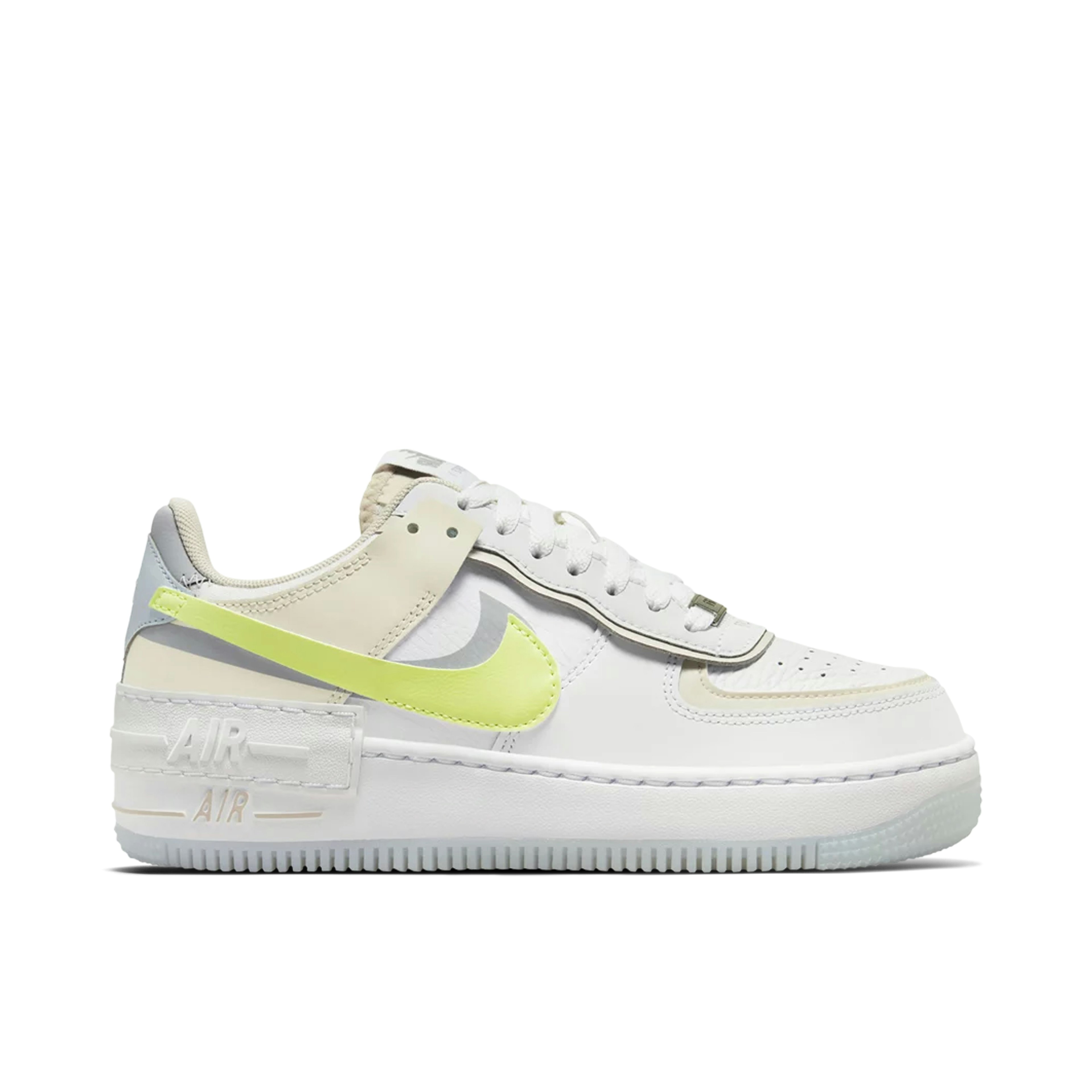 Nike Air Force 1 Low Shadow White Lemon Twist Womens