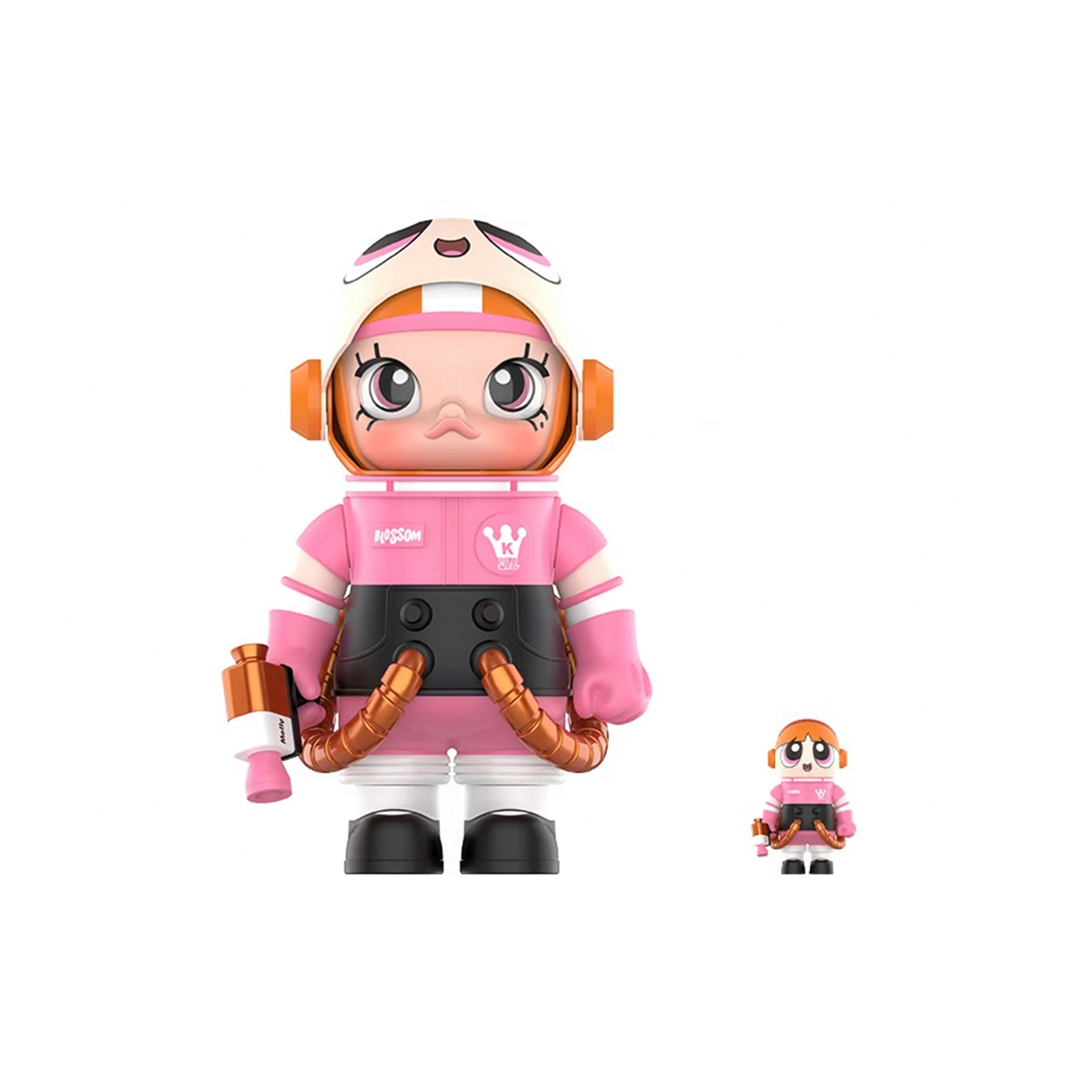 Pop Mart Space Molly The PowerPuff Girls Blossom 100% & 400% Set