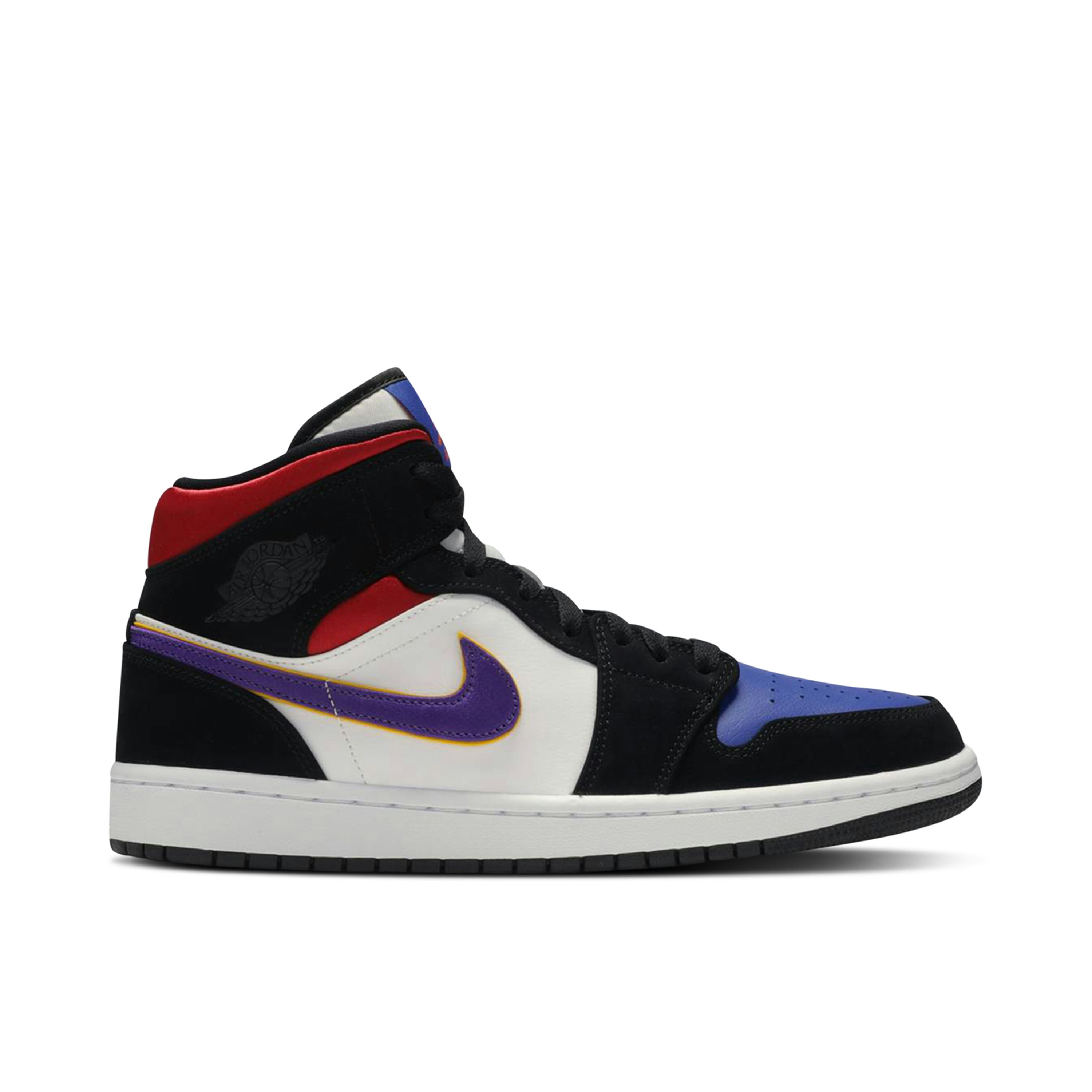 Air Jordan 1 Mid Purple White Red