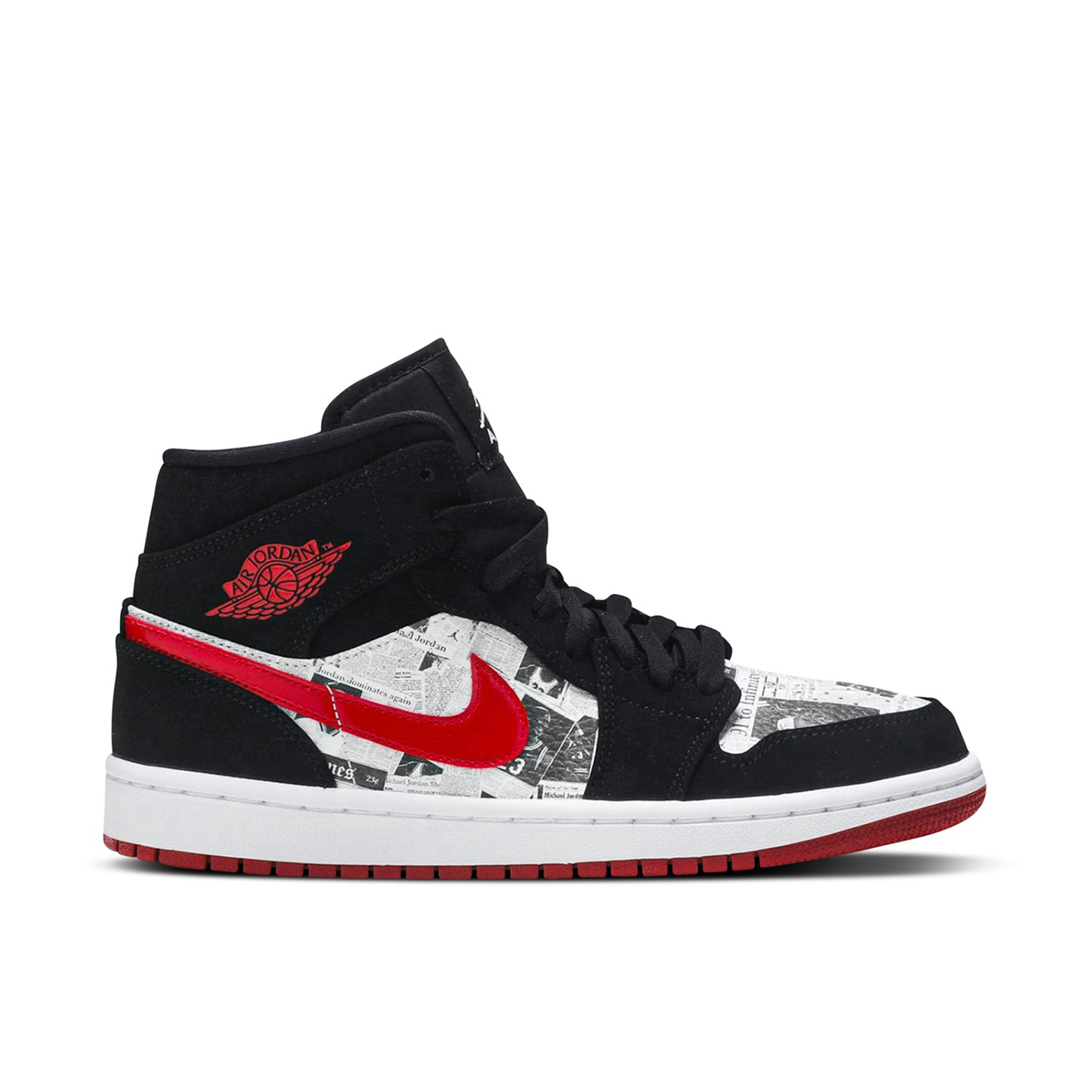 Air Jordan 1 Mid Newspaper Air Times