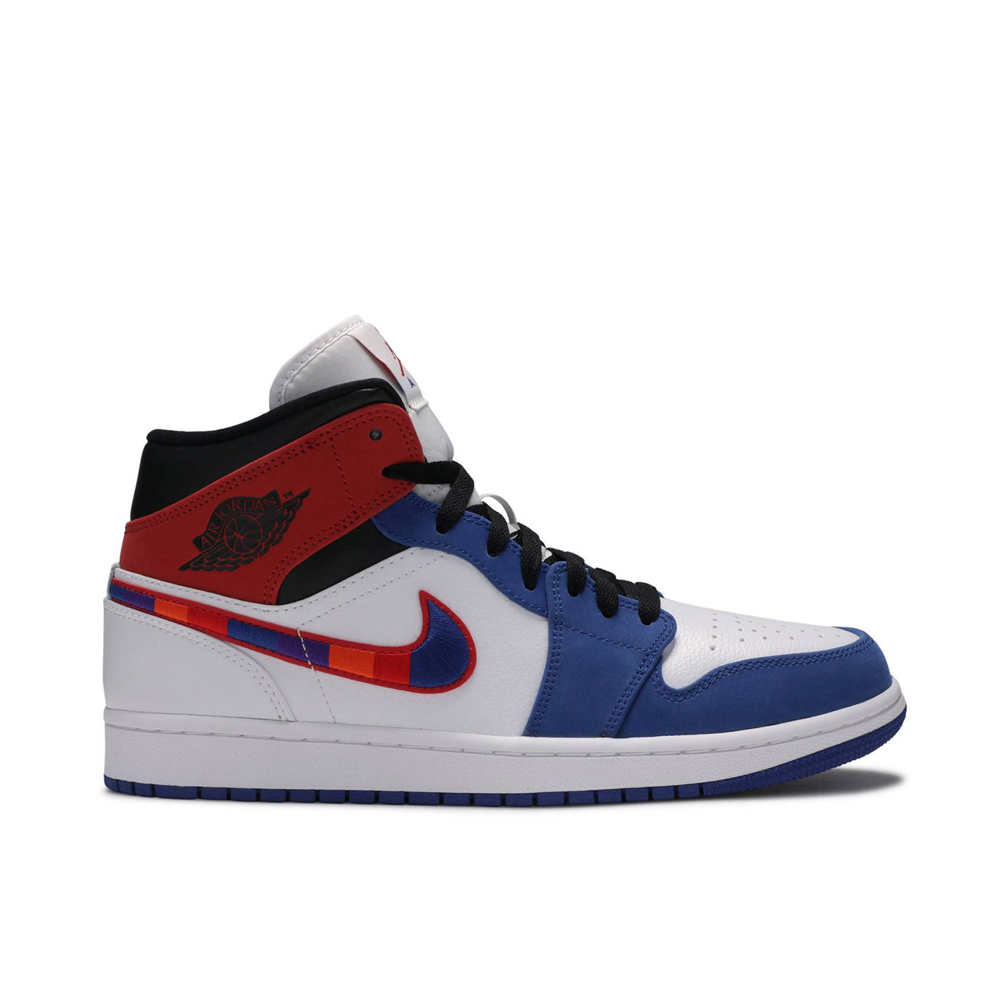 Jordan 1 mid multicolor swoosh hotsell