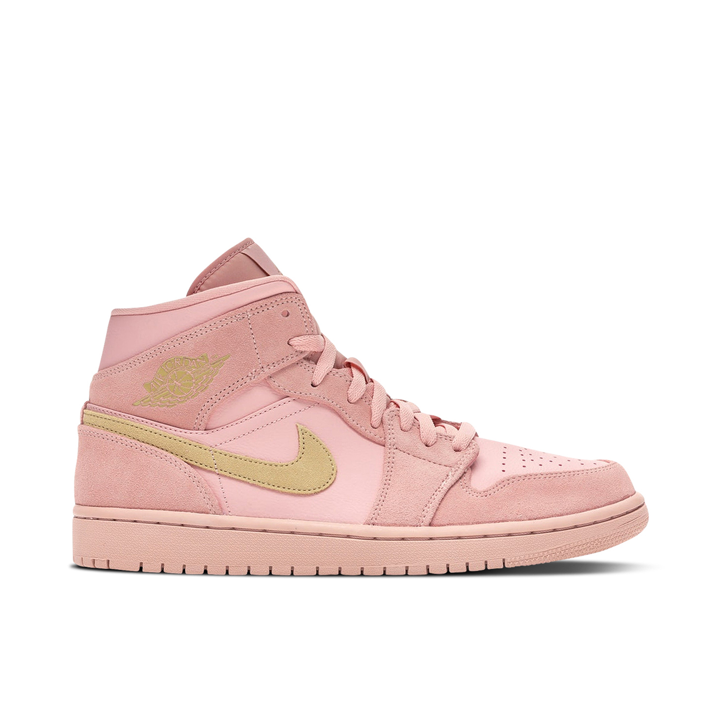 Air Jordan 1 Mid Coral Gold