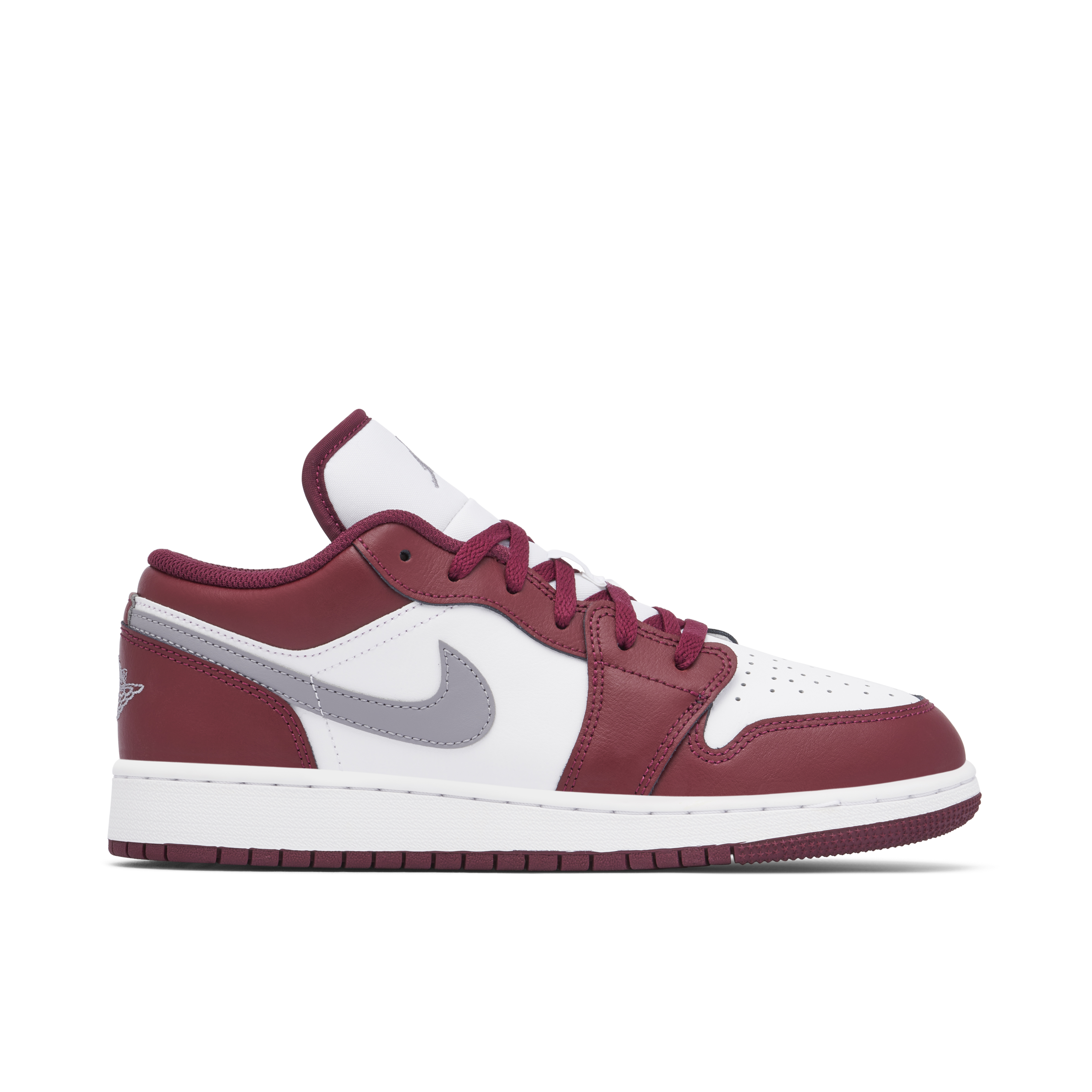 Air Jordan 1 Low Bordeaux GS | 553560-615 | Laced