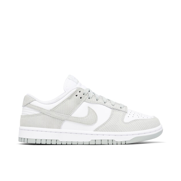 Nike Dunk Low Grey Corduroy Womens FN7658-100 Laced