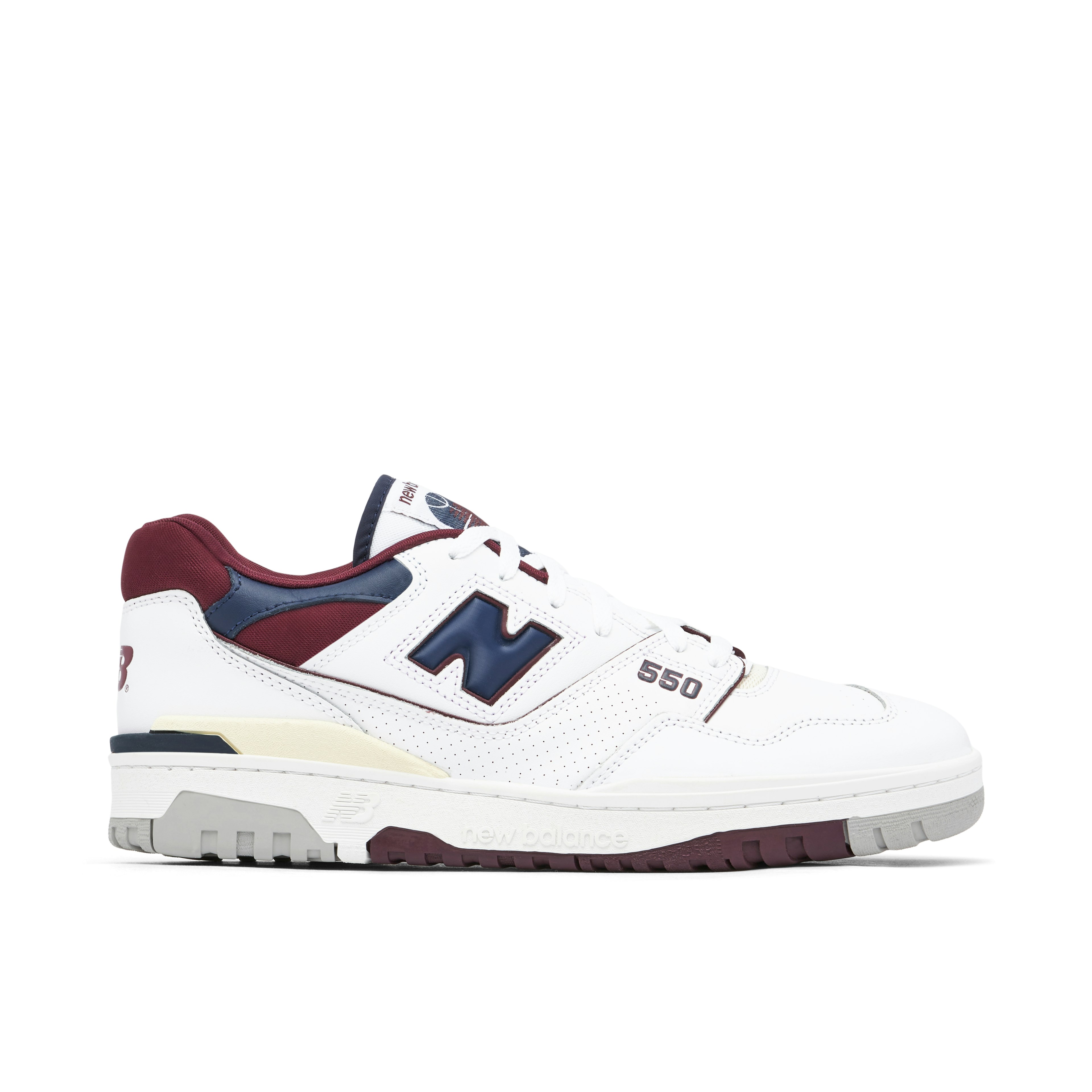 New Balance WSTM500SVM White Beige Burgundy Navy