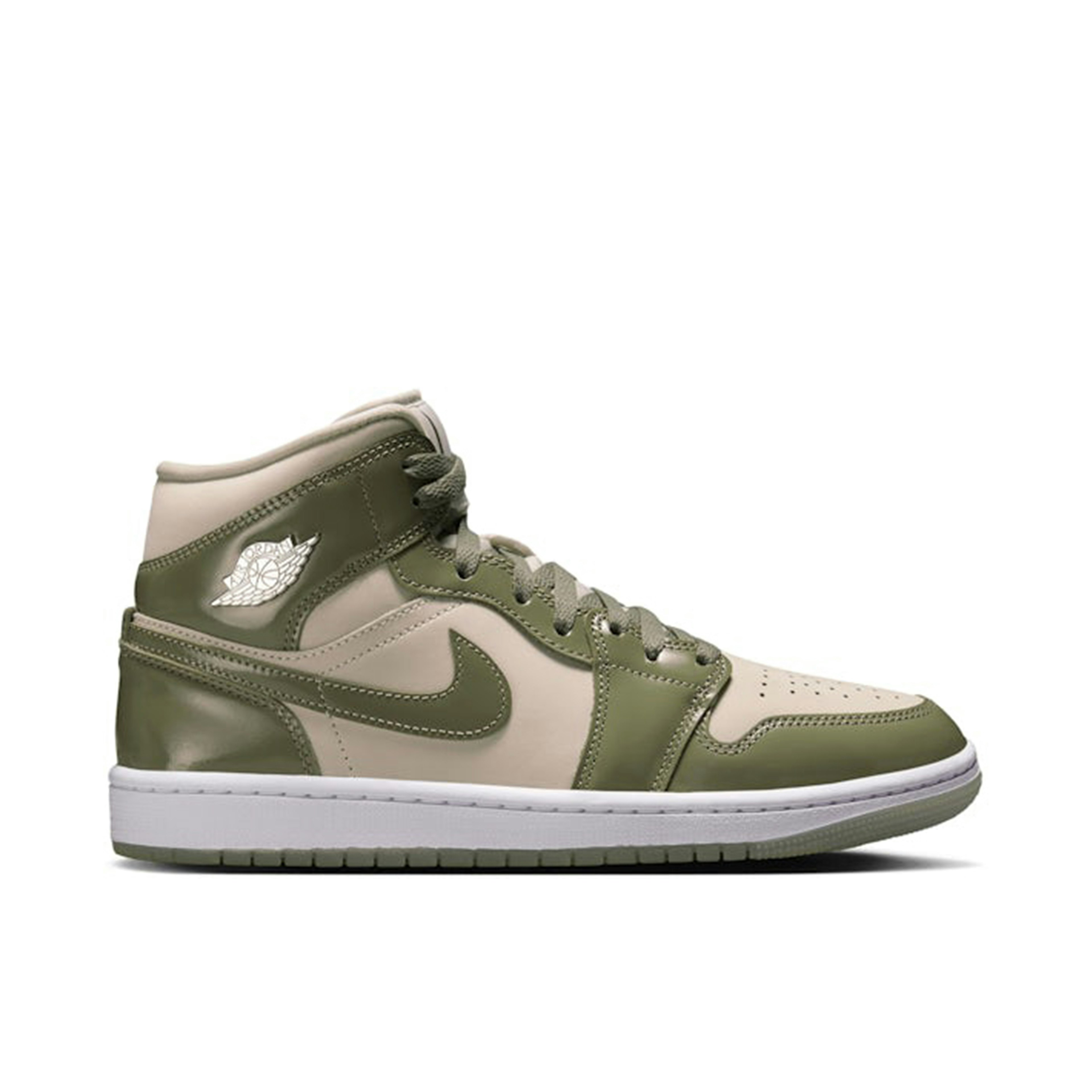 Air Jordan 1 Mid SE Sea Glass Oil Green Womens