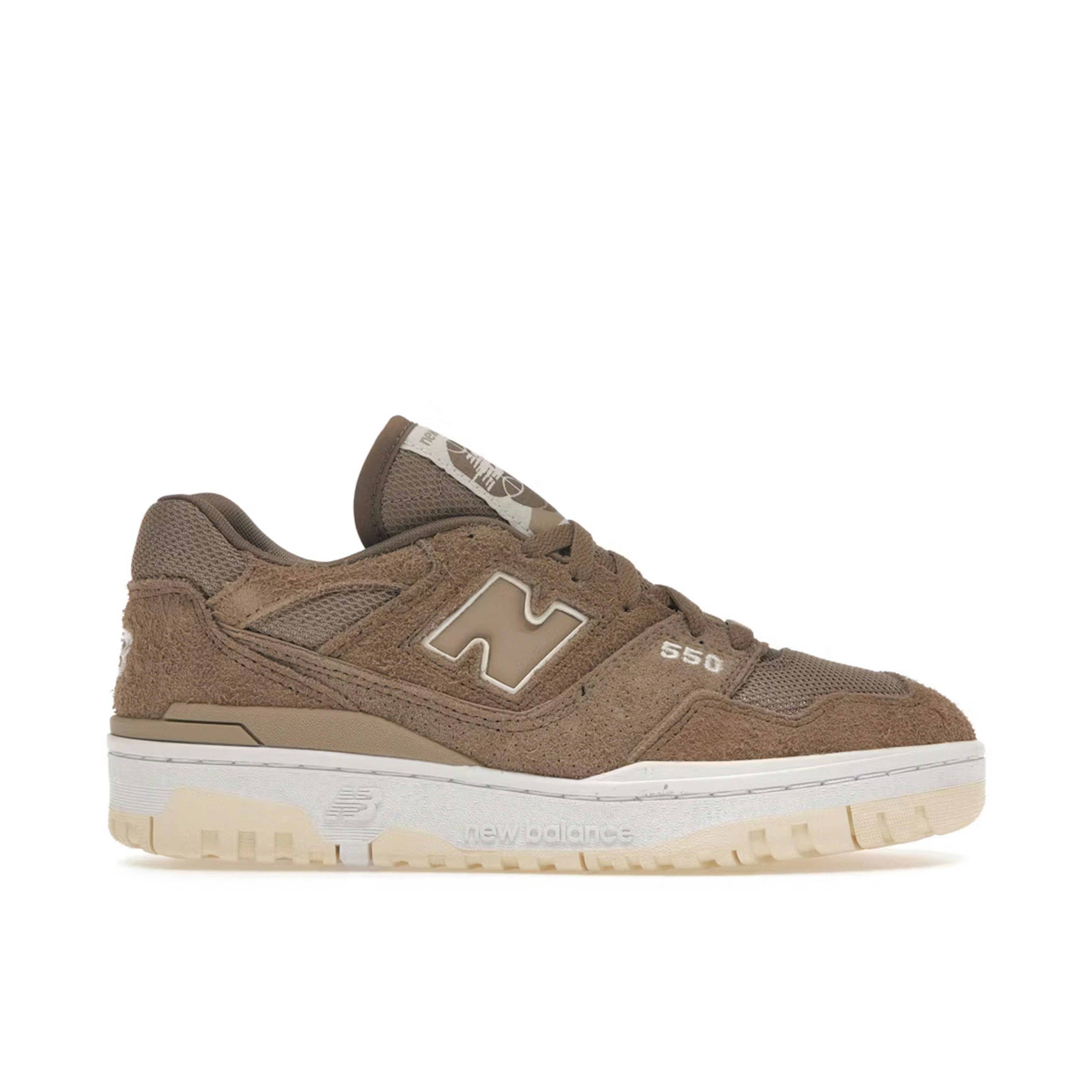 New Balance 550 Suede Mushroom