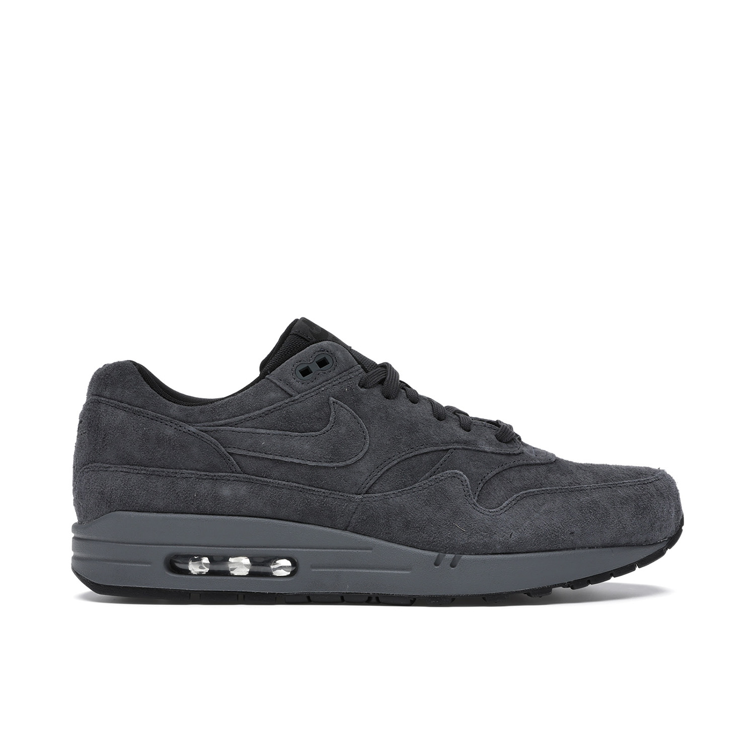 Nike Air Max 1 Premium Anthracite 875844 010 Laced