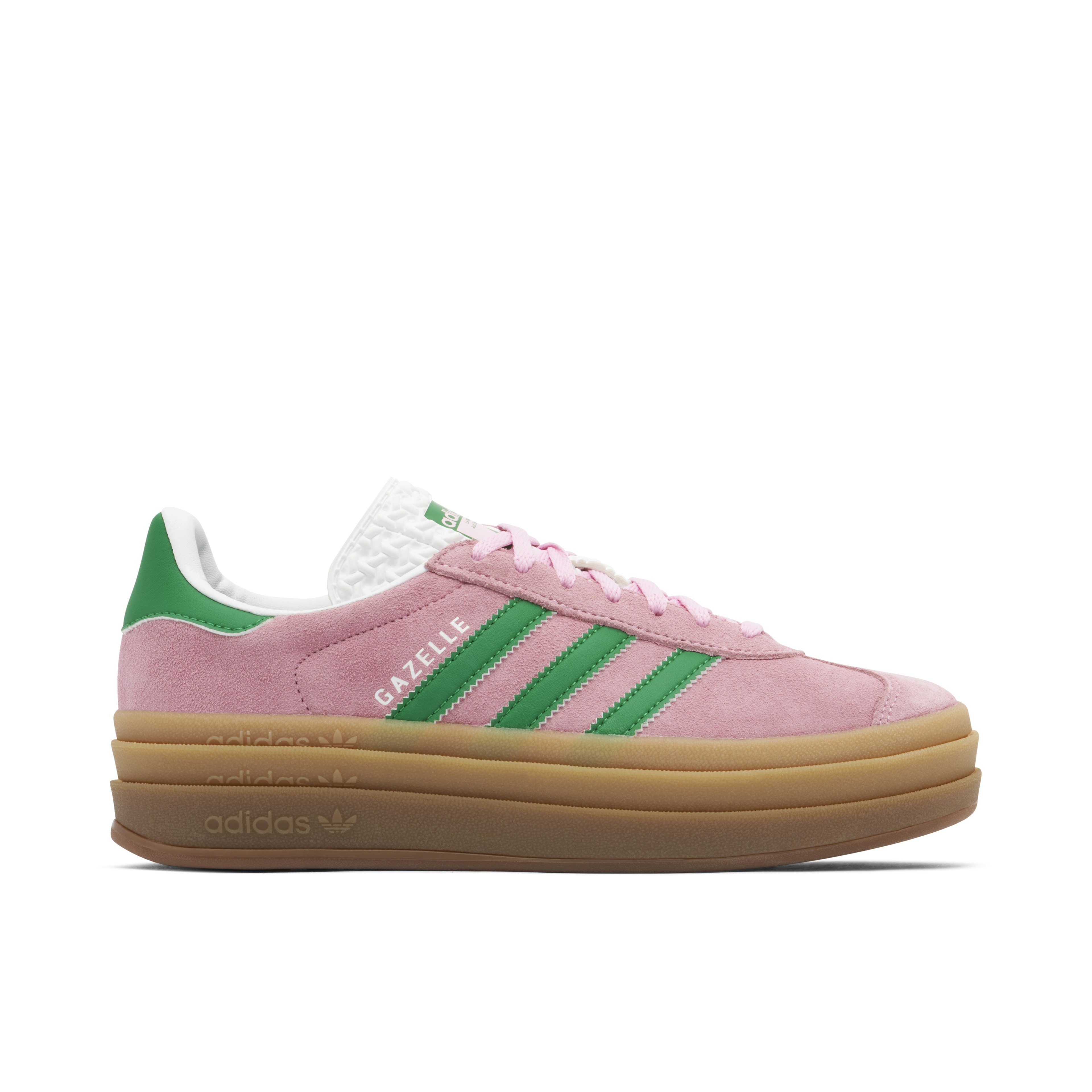 Adidas Gazelle Bold True Pink Green Womens