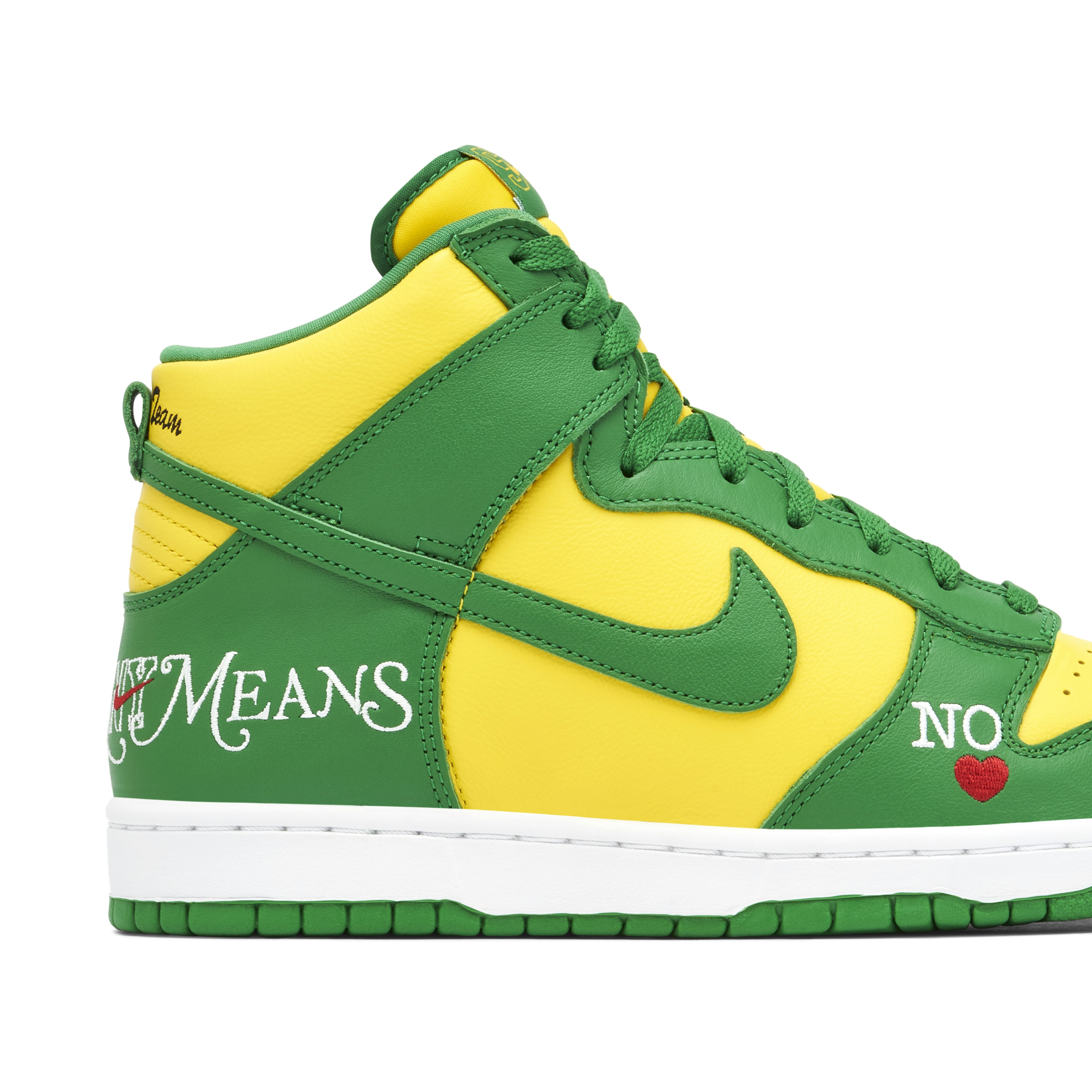 Supreme x Nike SB Dunk High By Any Means Brazil