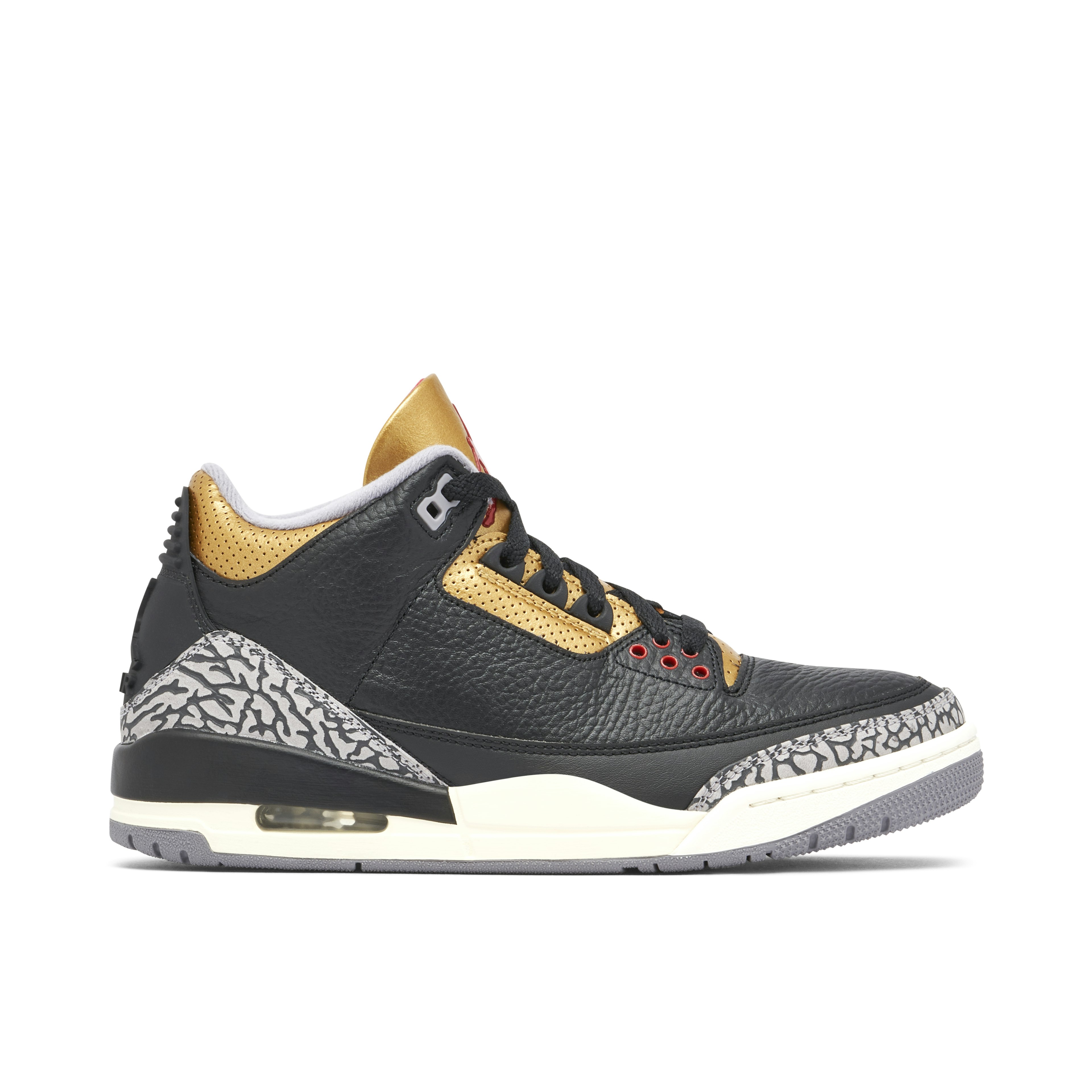 Air Jordan 3 Black Gold Womens