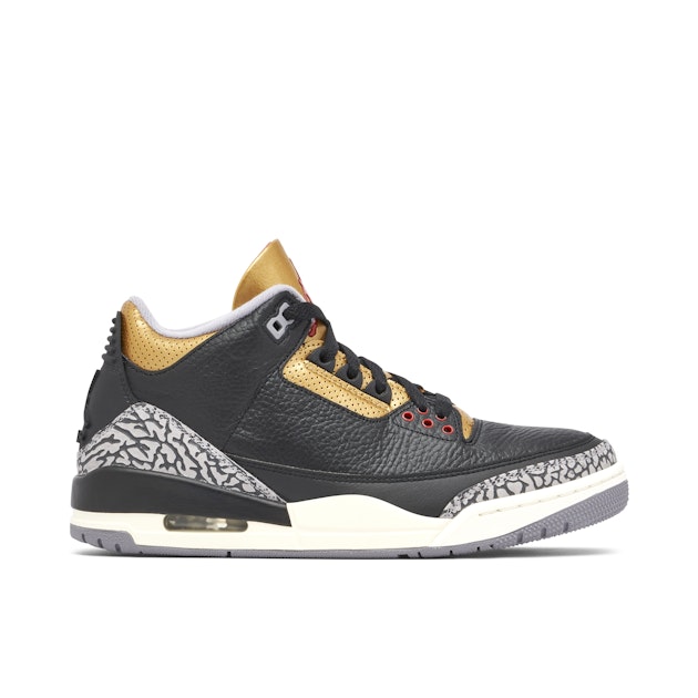 womens gold and black jordans