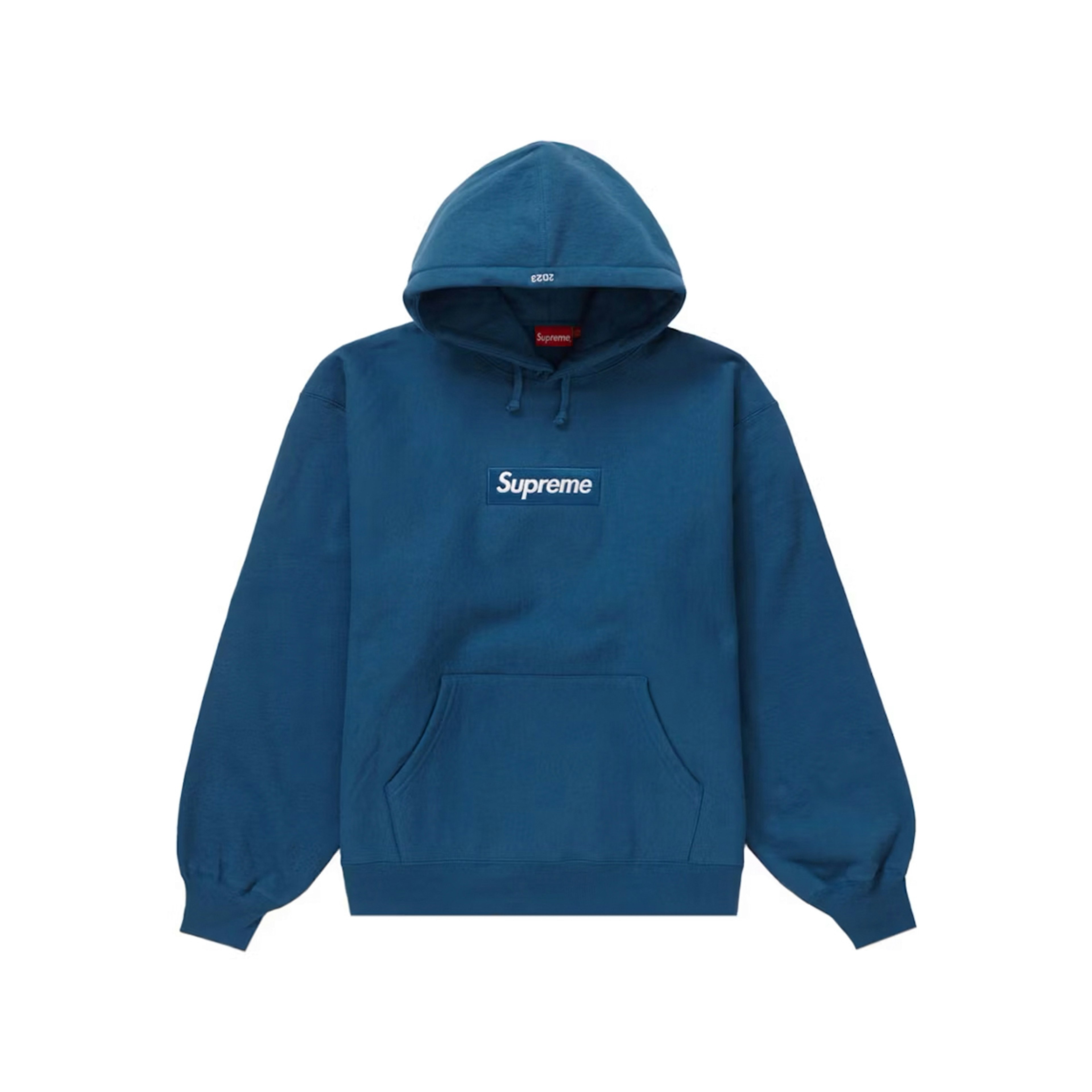 Supreme Box Logo Hooded Sweatshirt (FW23) Blue