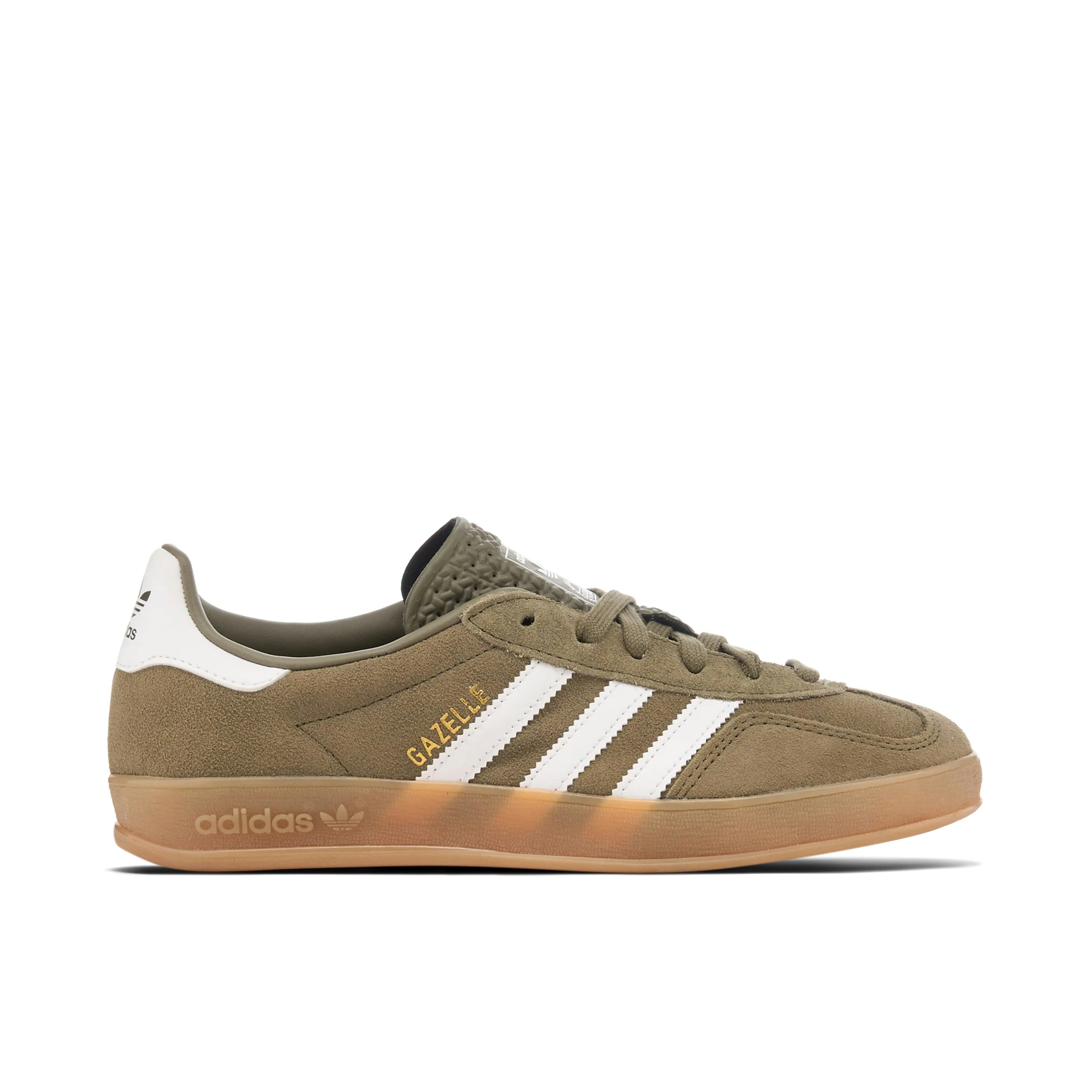 Adidas Gazelle Indoor Olive Strata Cloud White Gum