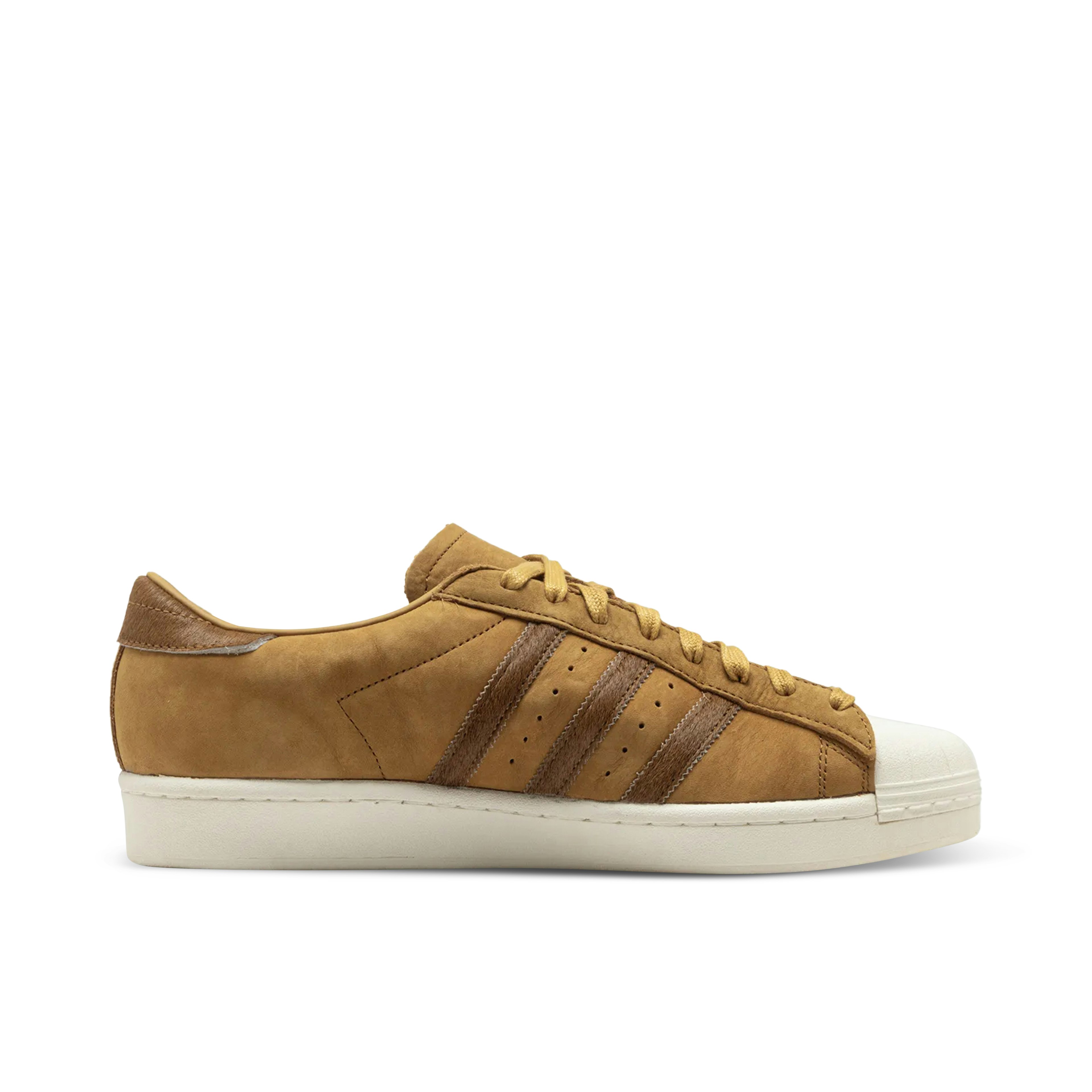 Adidas Superstar Vintage Preloved Brown Golden Beige Pony Stripes