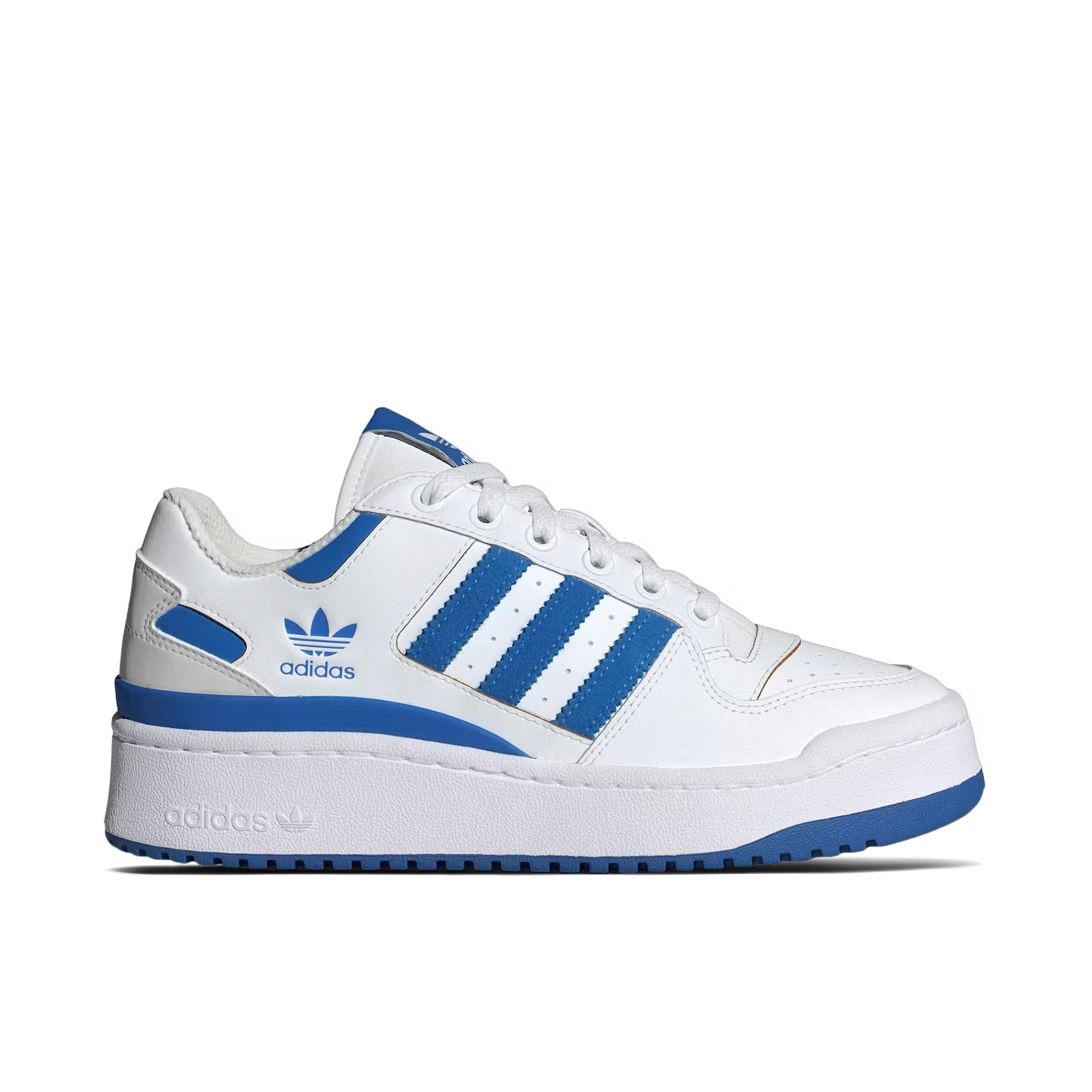 Adidas Forum Bold Stripes Cloud White Blue Bird Femme