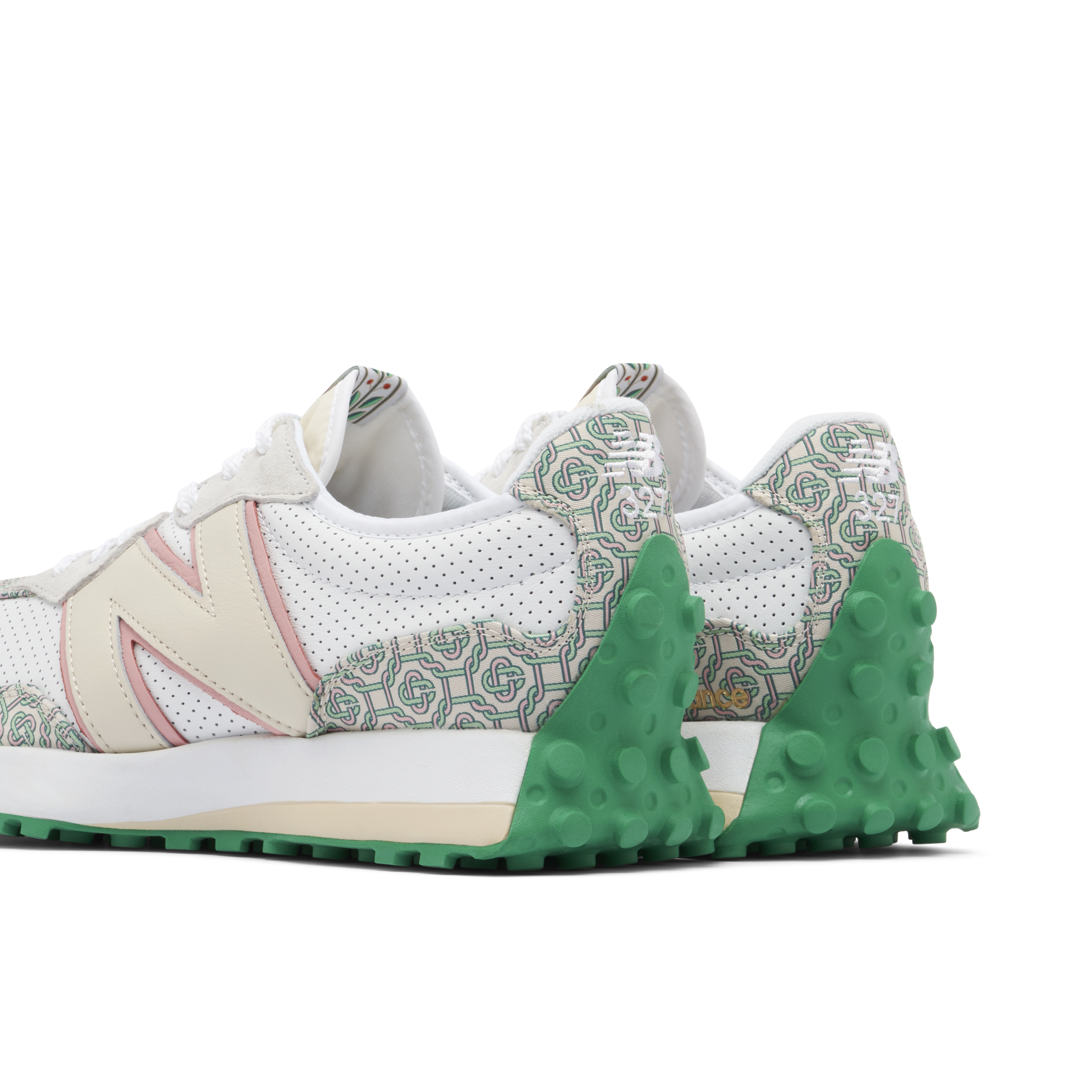 Casablanca x New Balance 327 Monogram White Green | MS327CAB | Laced