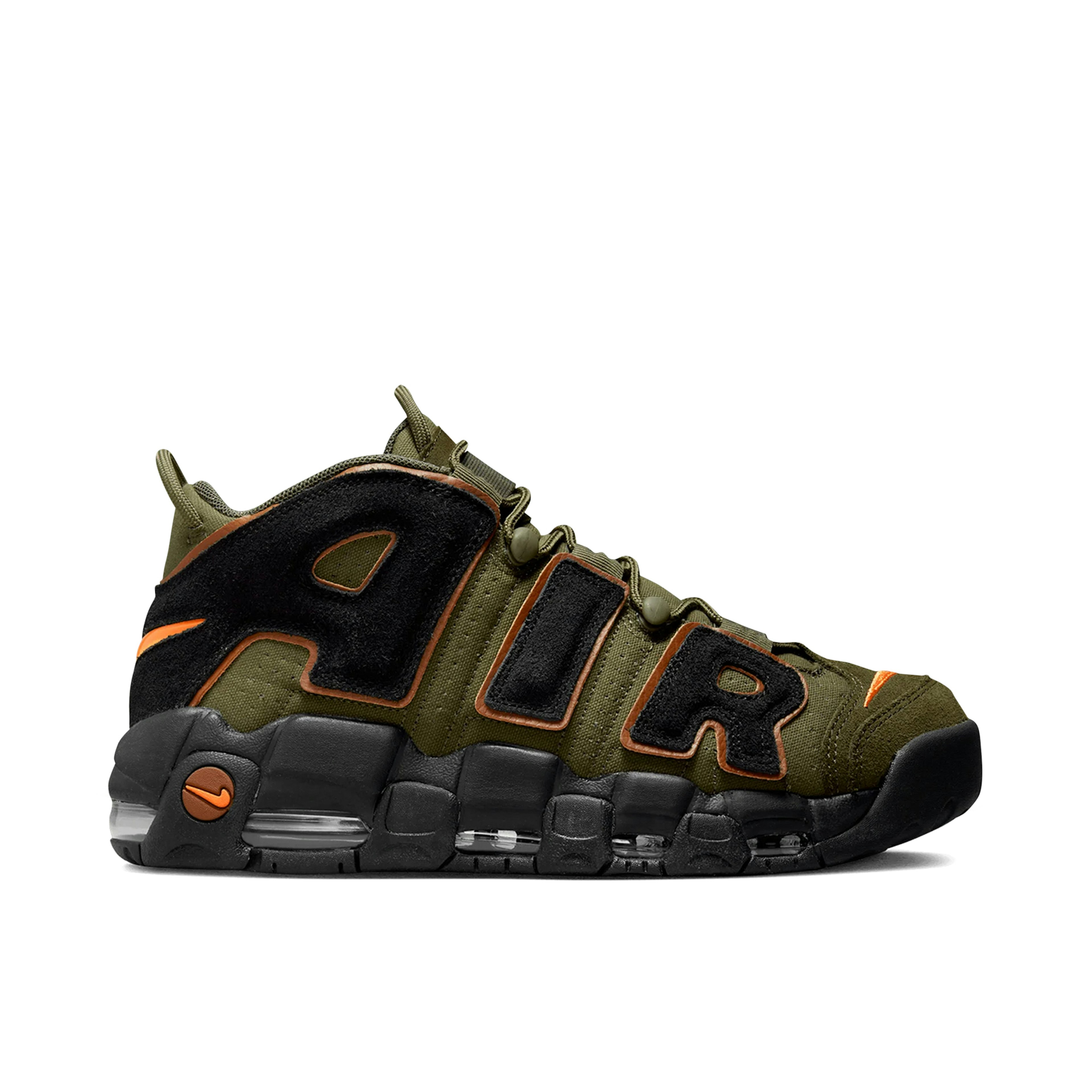 Nike Air More Uptempo 96 Cargo Khaki & Black