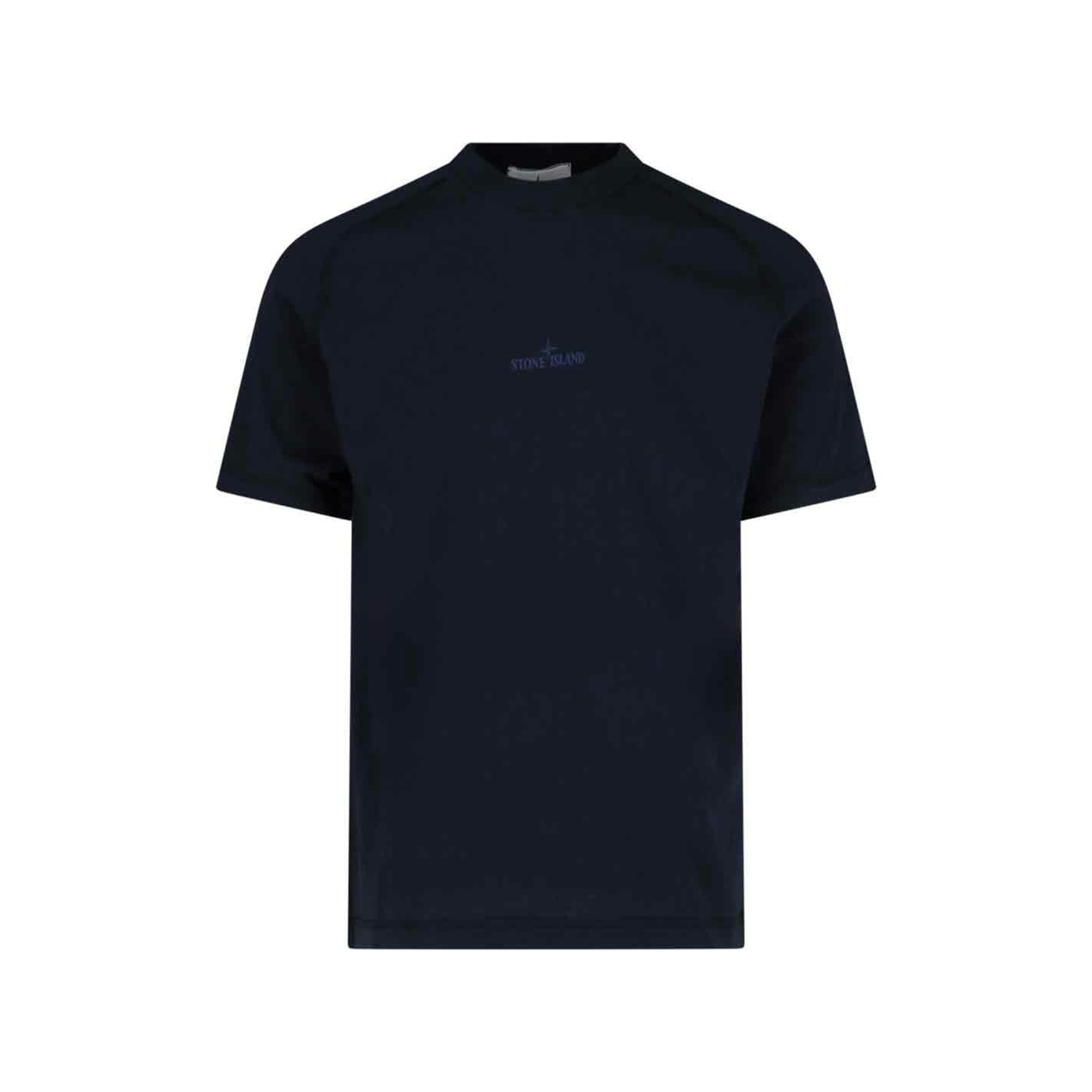 Stone Island Logo T-shirt Navy