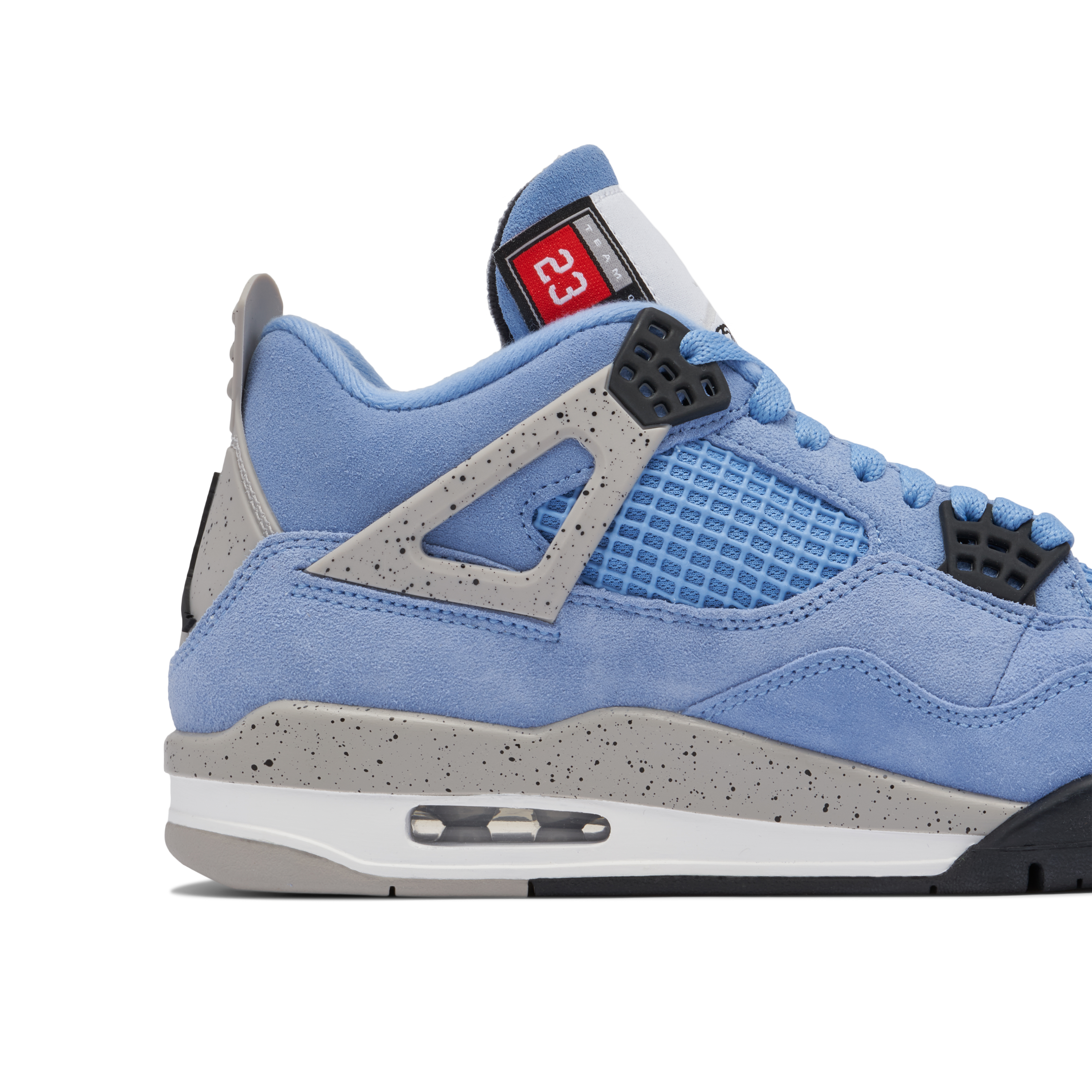 Air Jordan 4 Retro University Blue CT8527 400 Laced