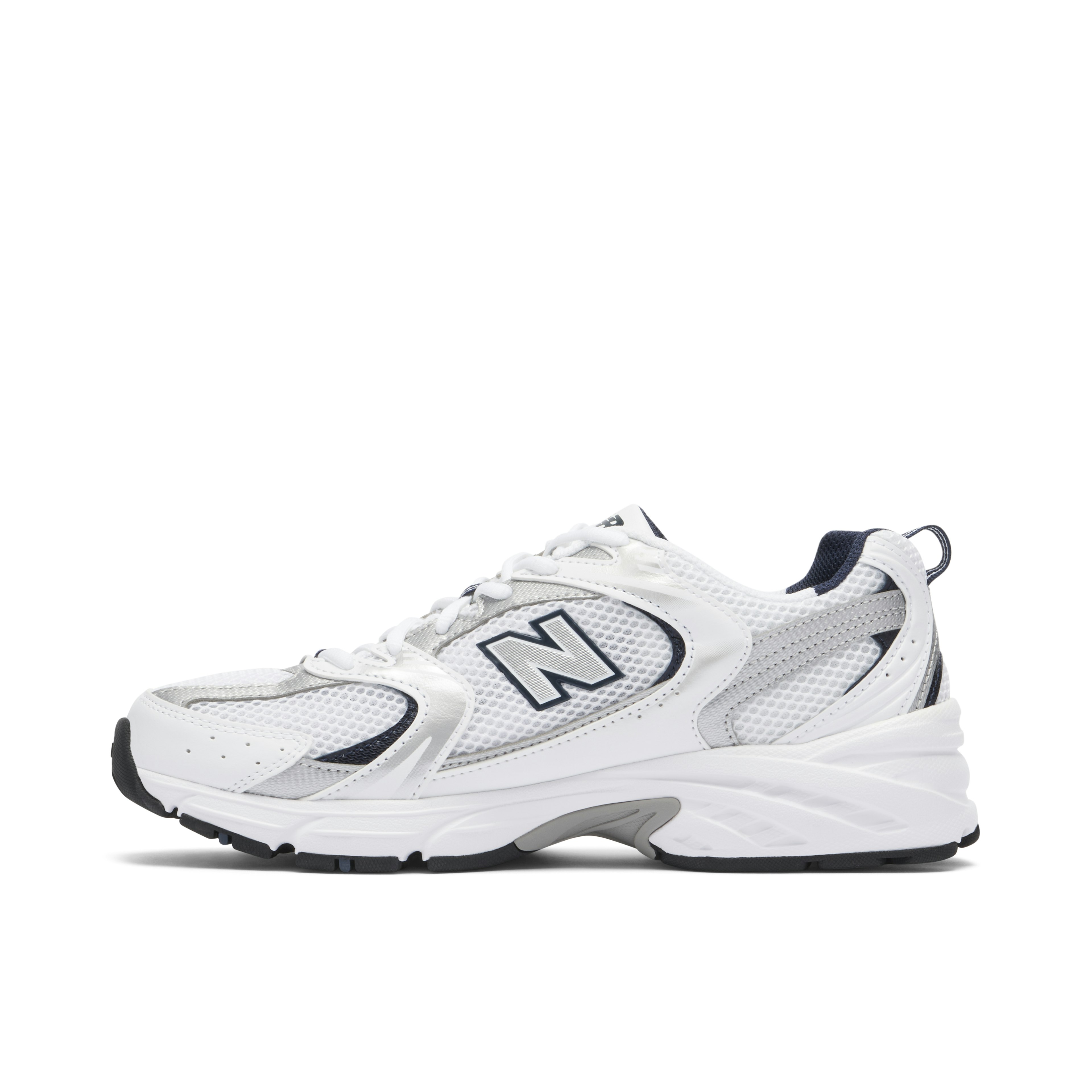 New Balance 530 White Silver Navy
