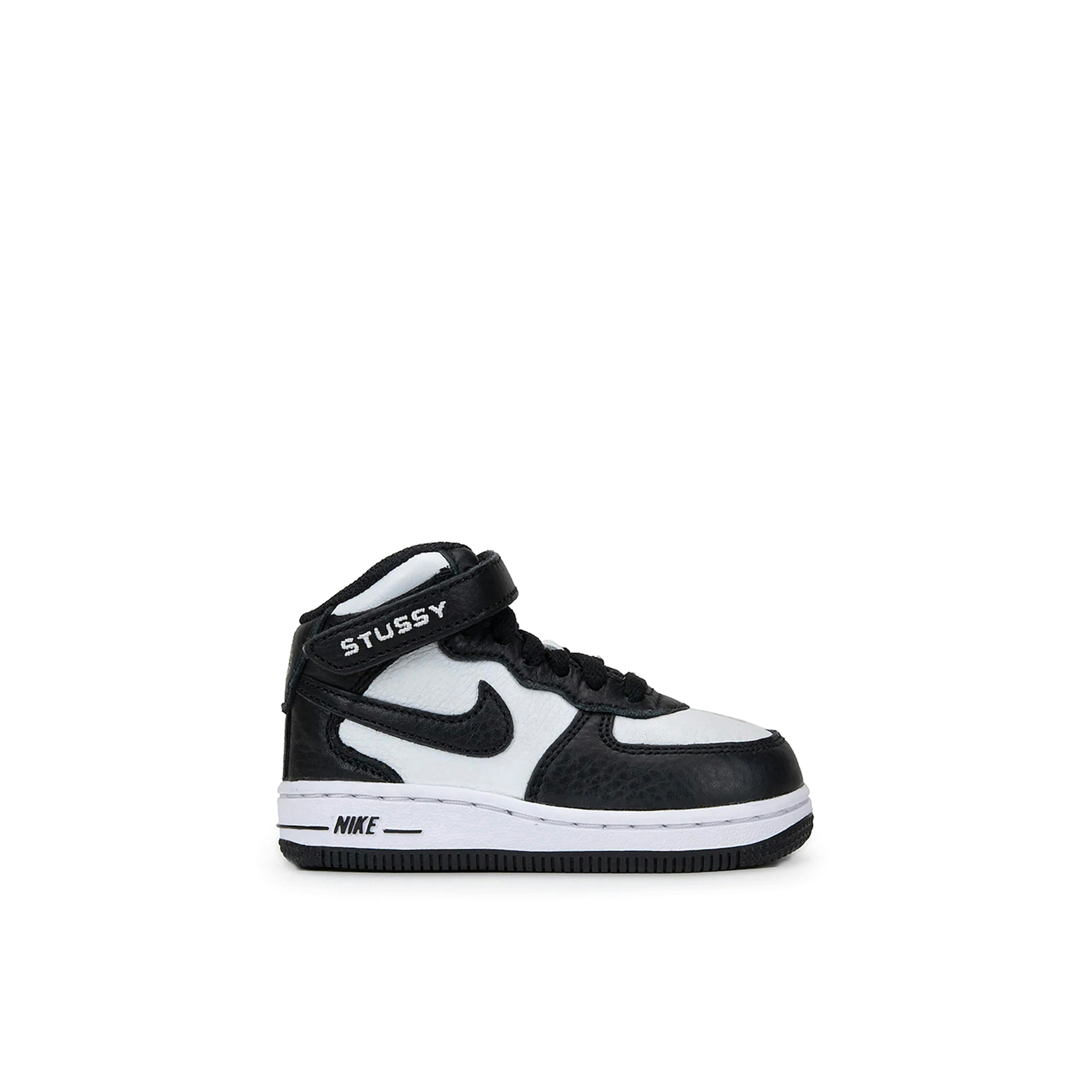 Nike Air Force 1 Mid x Stussy White Black TD