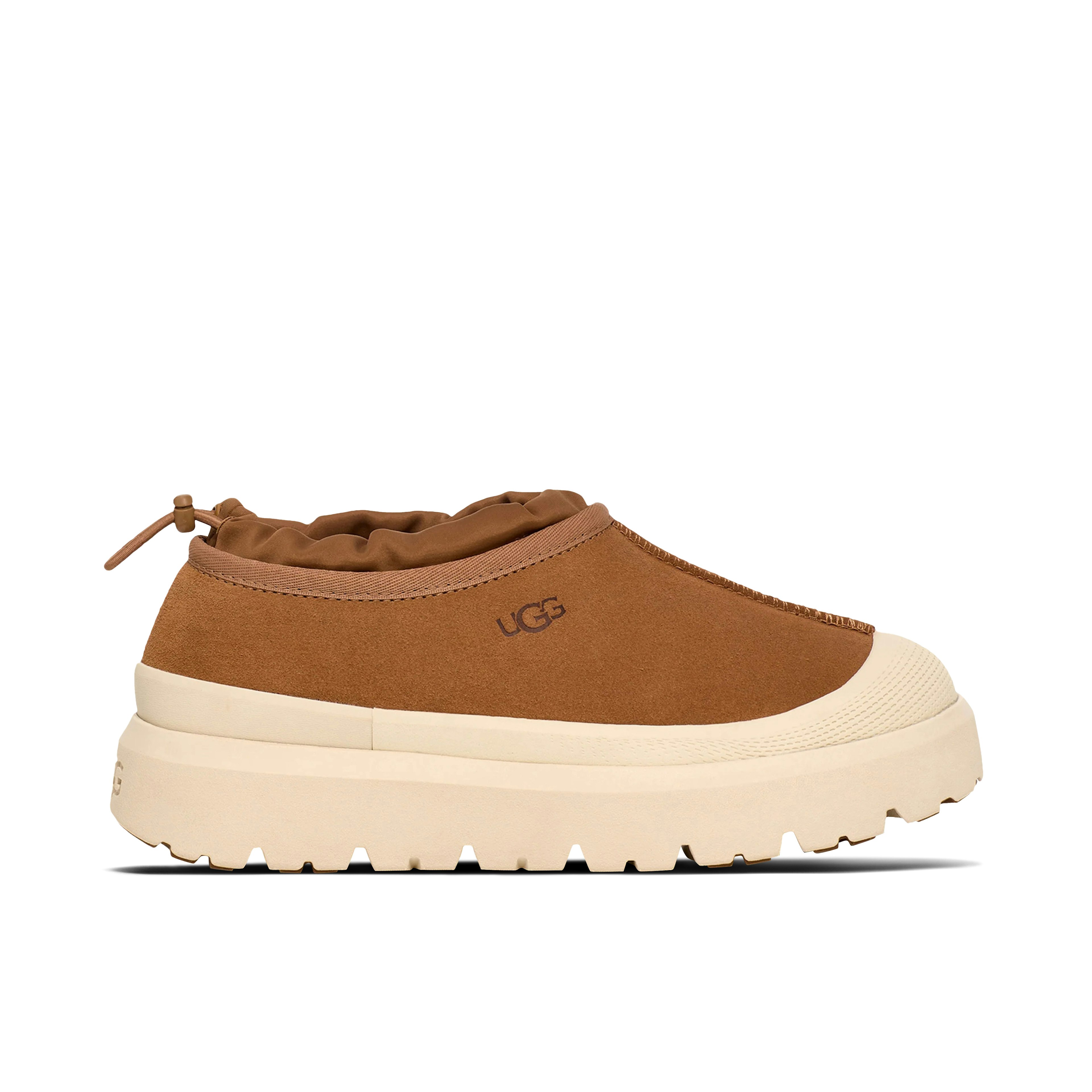 UGG TASMAN WEATHER HYBRID SLIPPER CHESTNUT WHITECAP