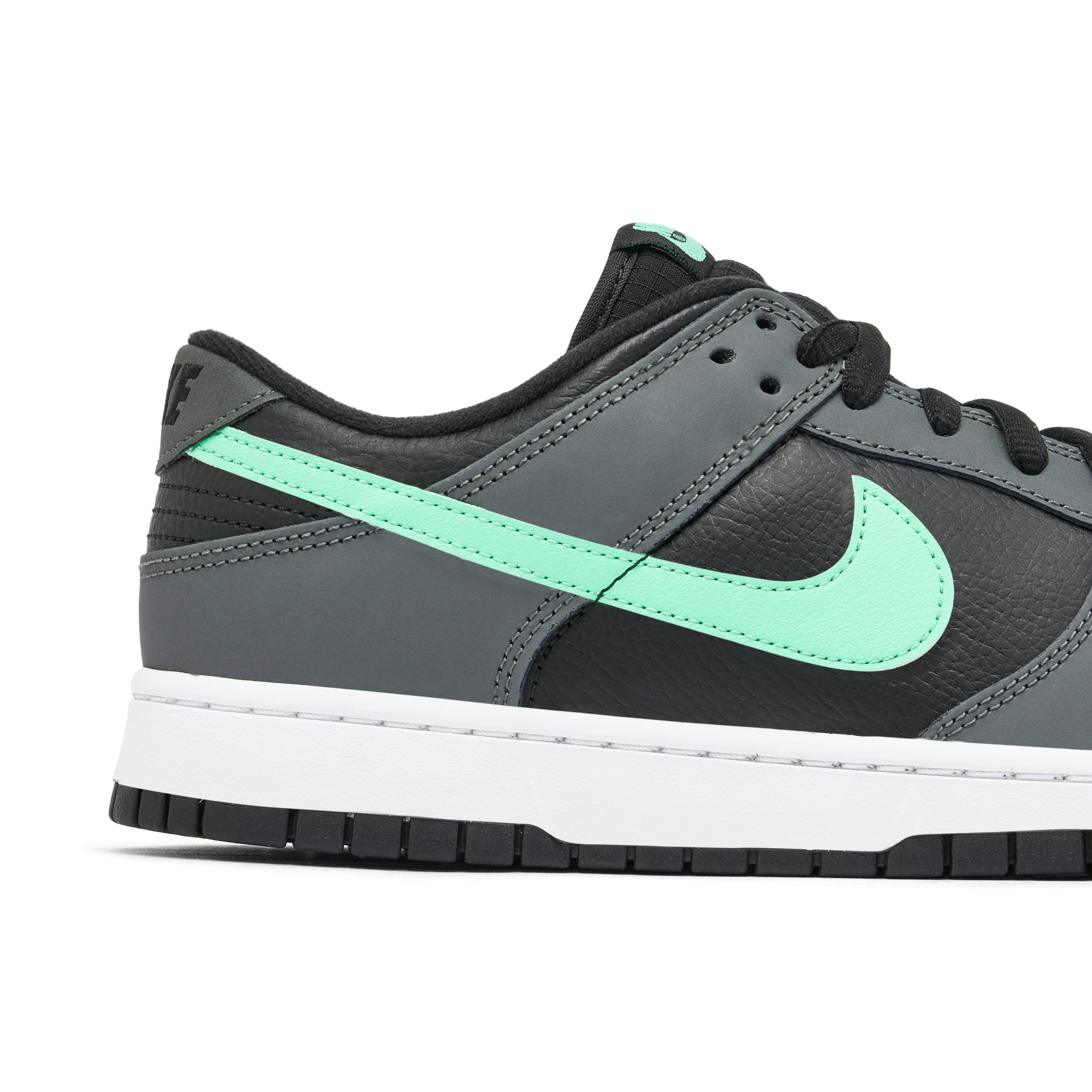 Nike Dunk Low Black Green Glow