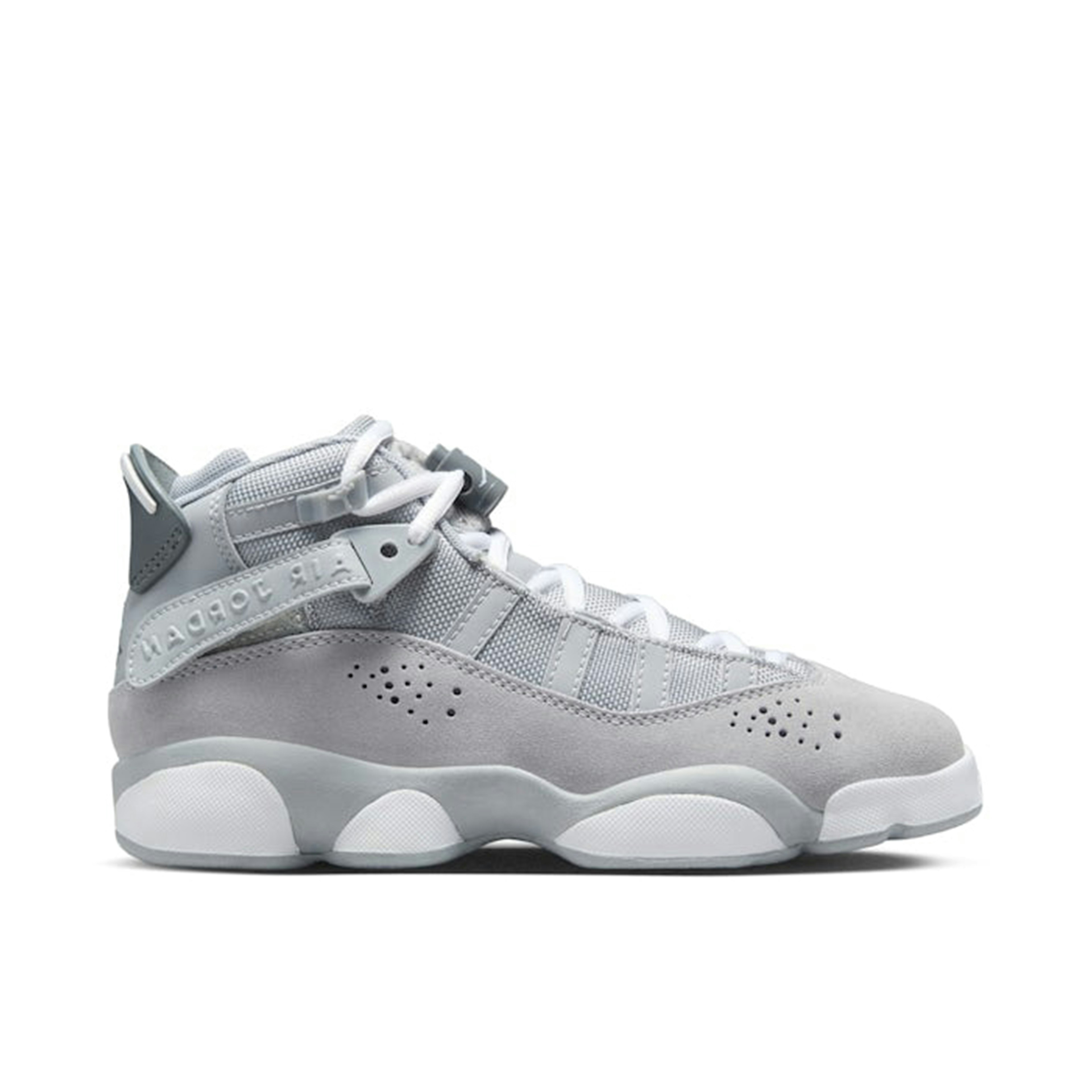 Air Jordan 6 Rings Wolf Grey White Cool Grey GS