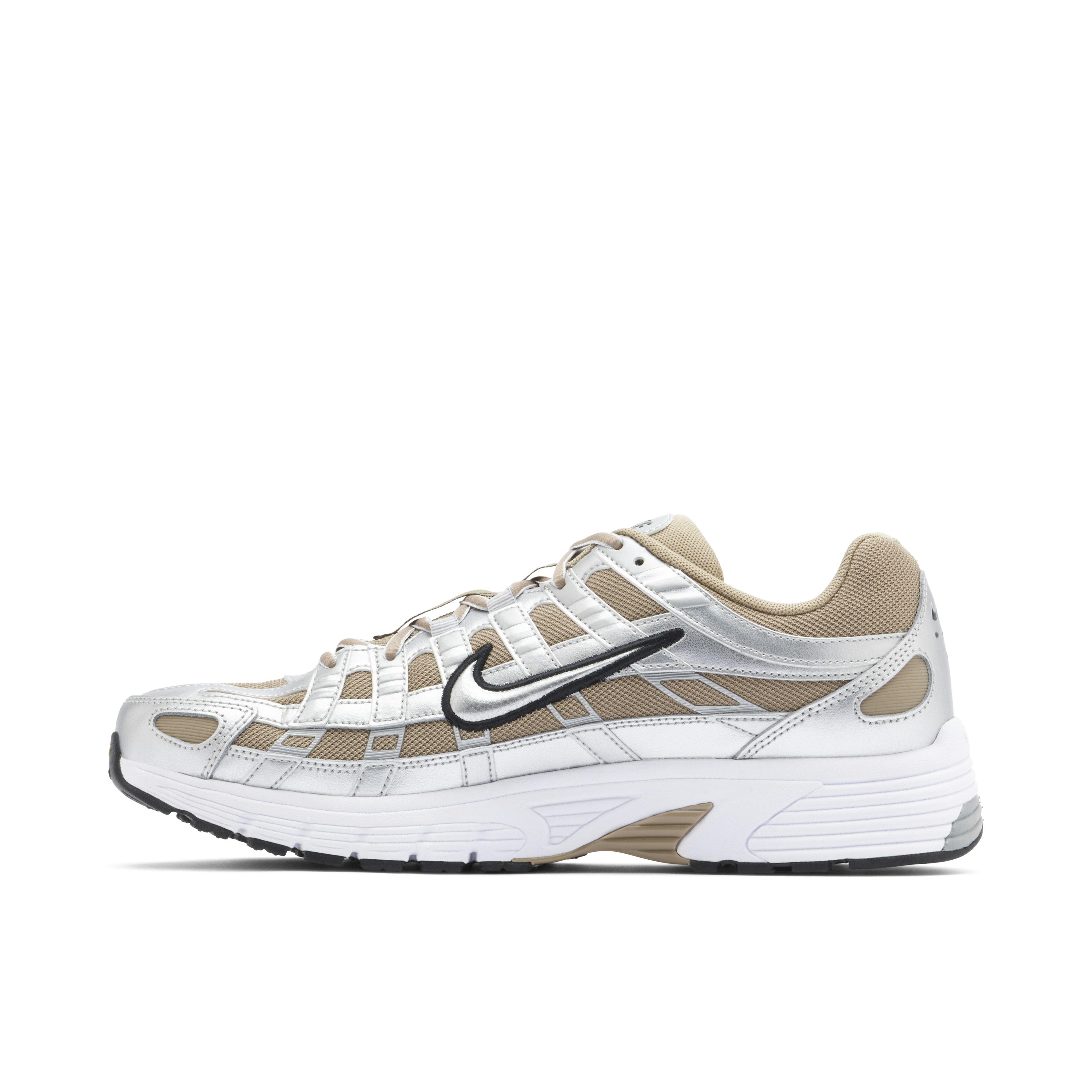 Nike P-6000 Khaki Metallic Silver