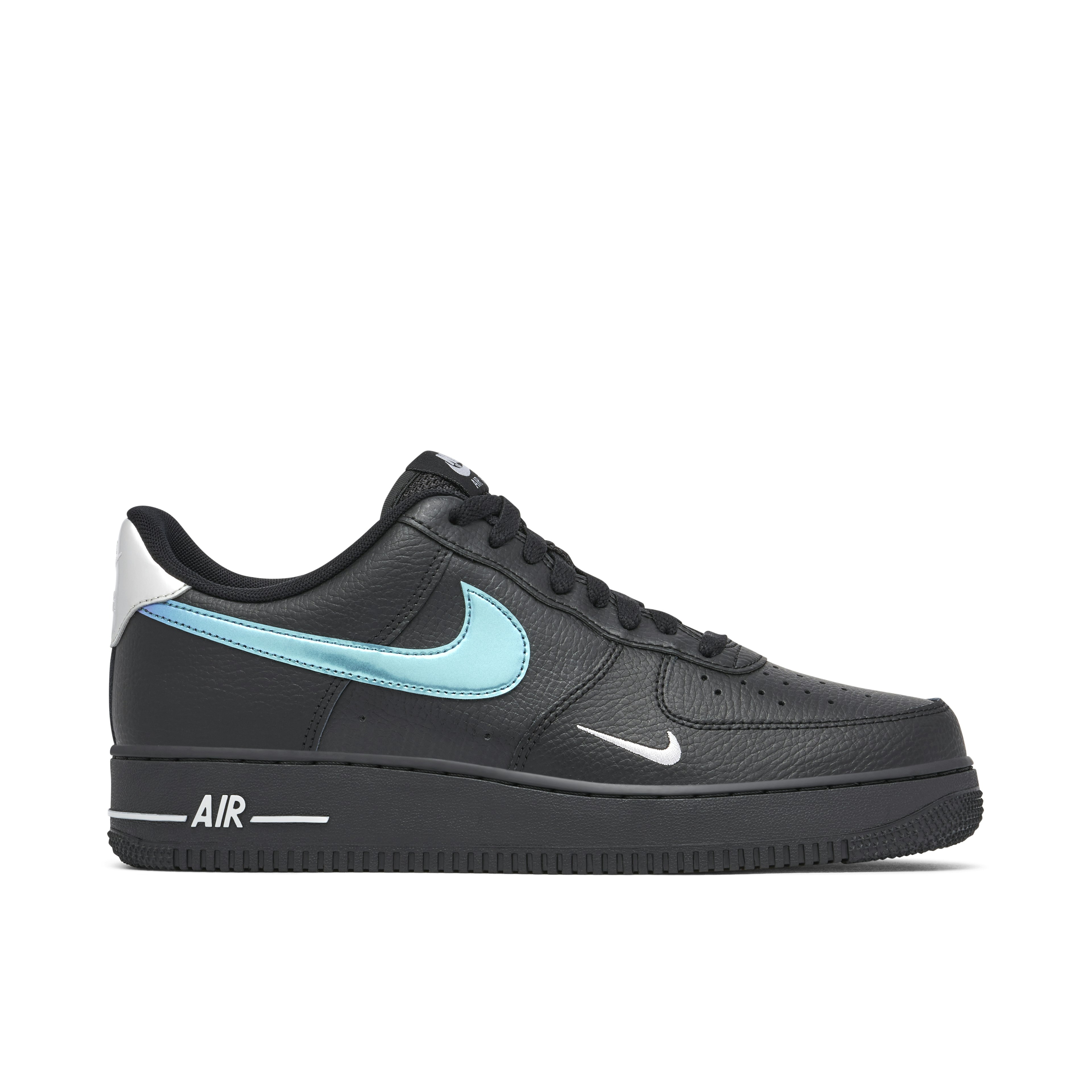 Nike Air Force 1 Low Black Blue Lightning