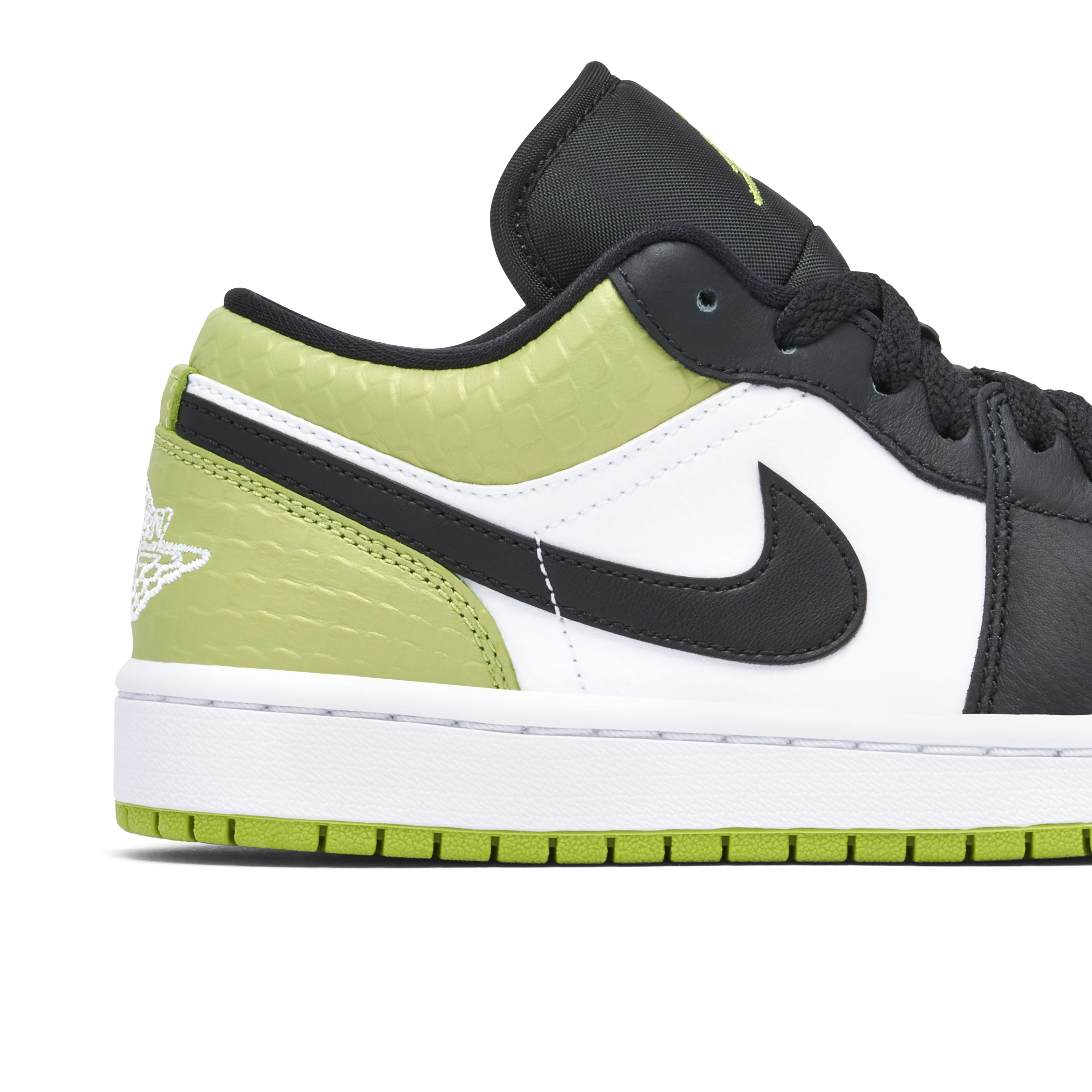 Air Jordan 1 Low Snakeskin Vivid Green Femme