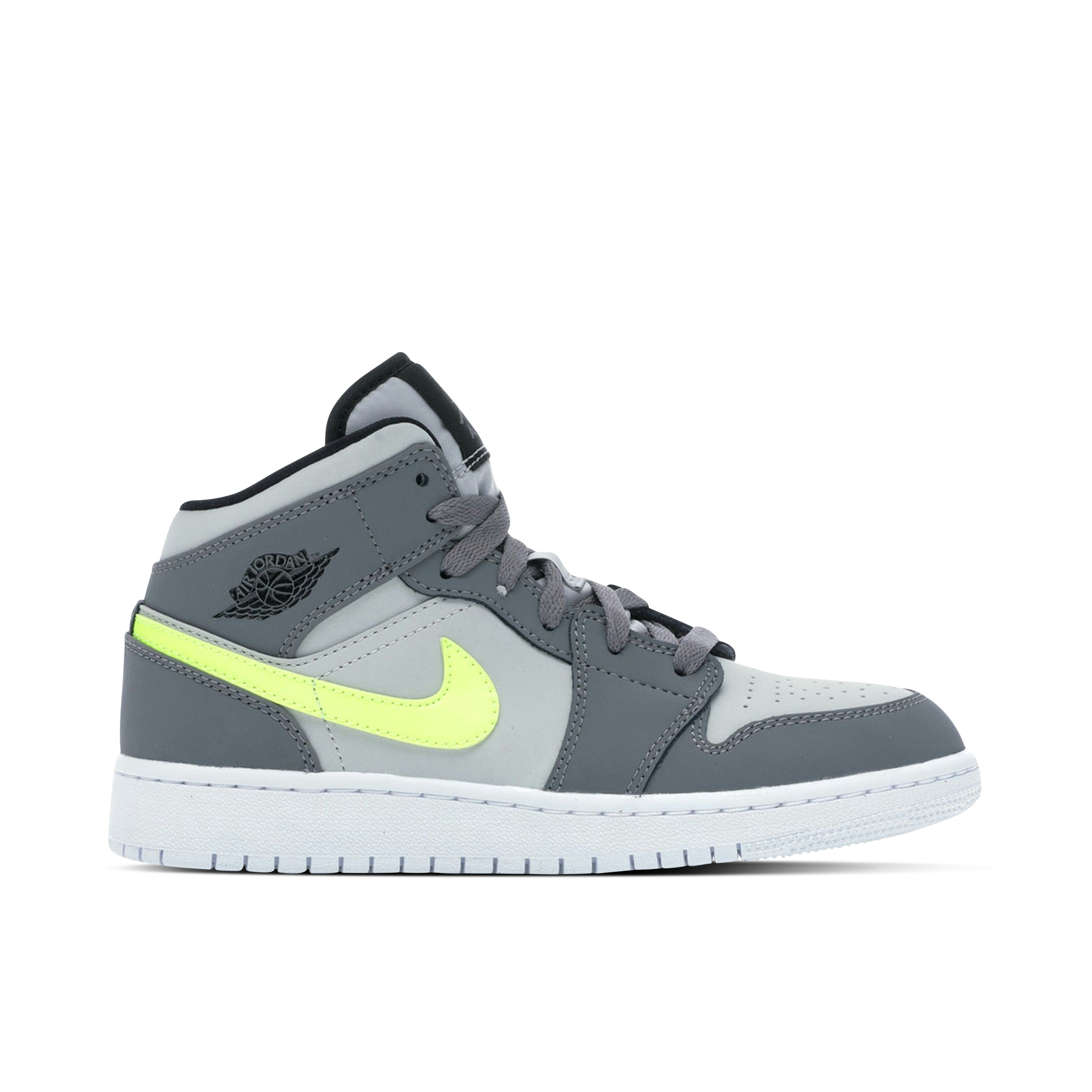 Air Jordan 1 Mid Gun Smoke Volt GS