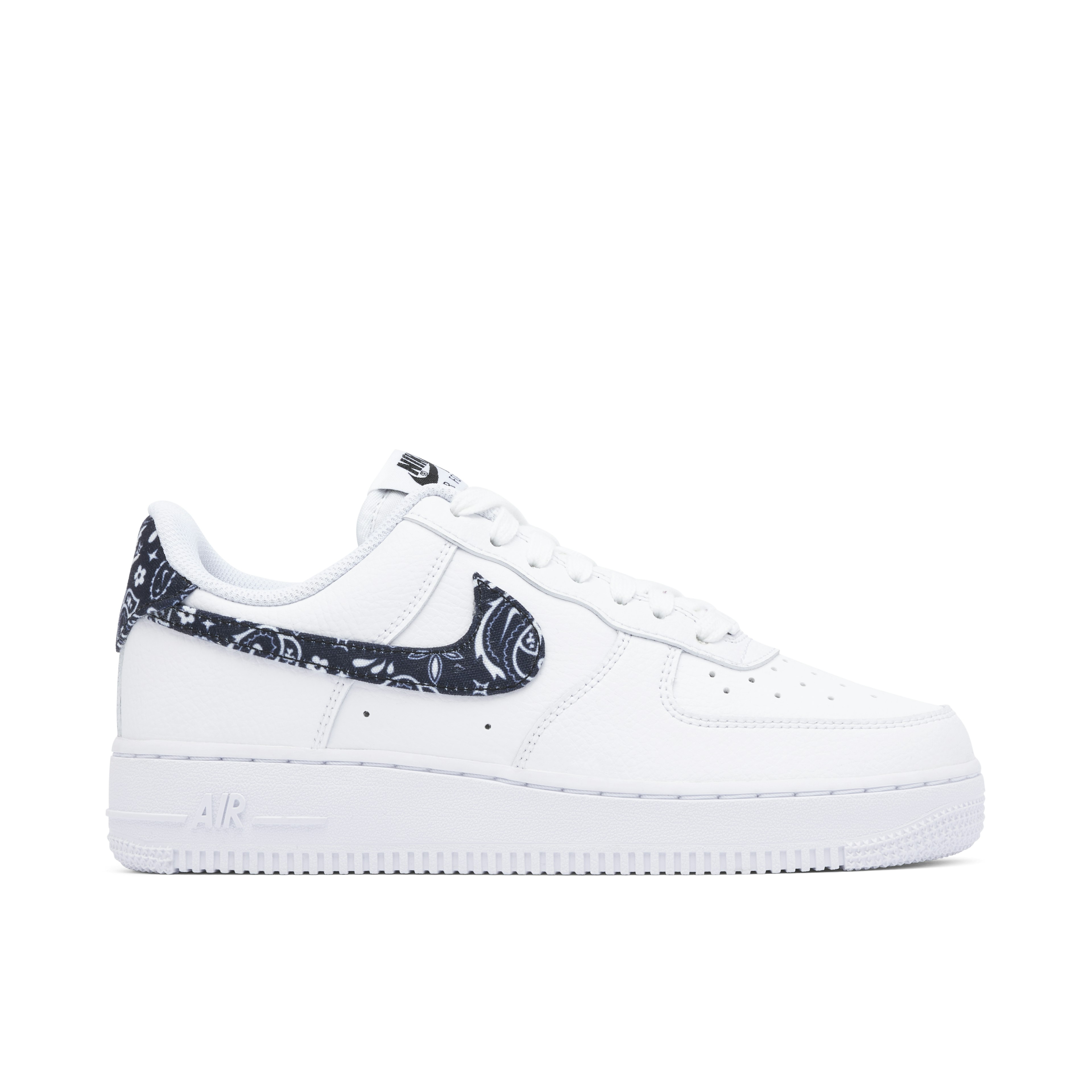 Nike Air Force 1 Low 07 White Black Paisley Femme