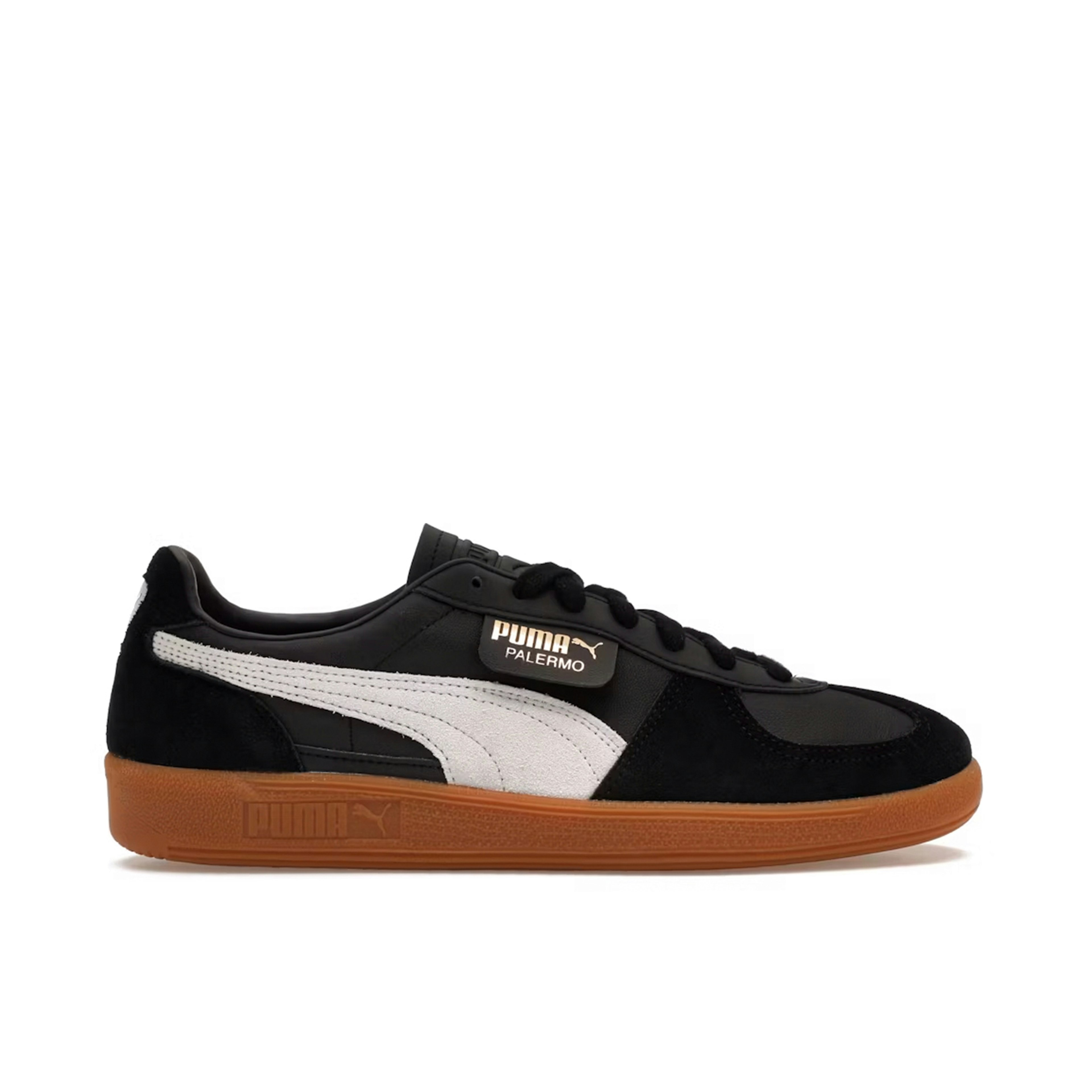 Puma Palermo Leather Black Feather Grey Gum