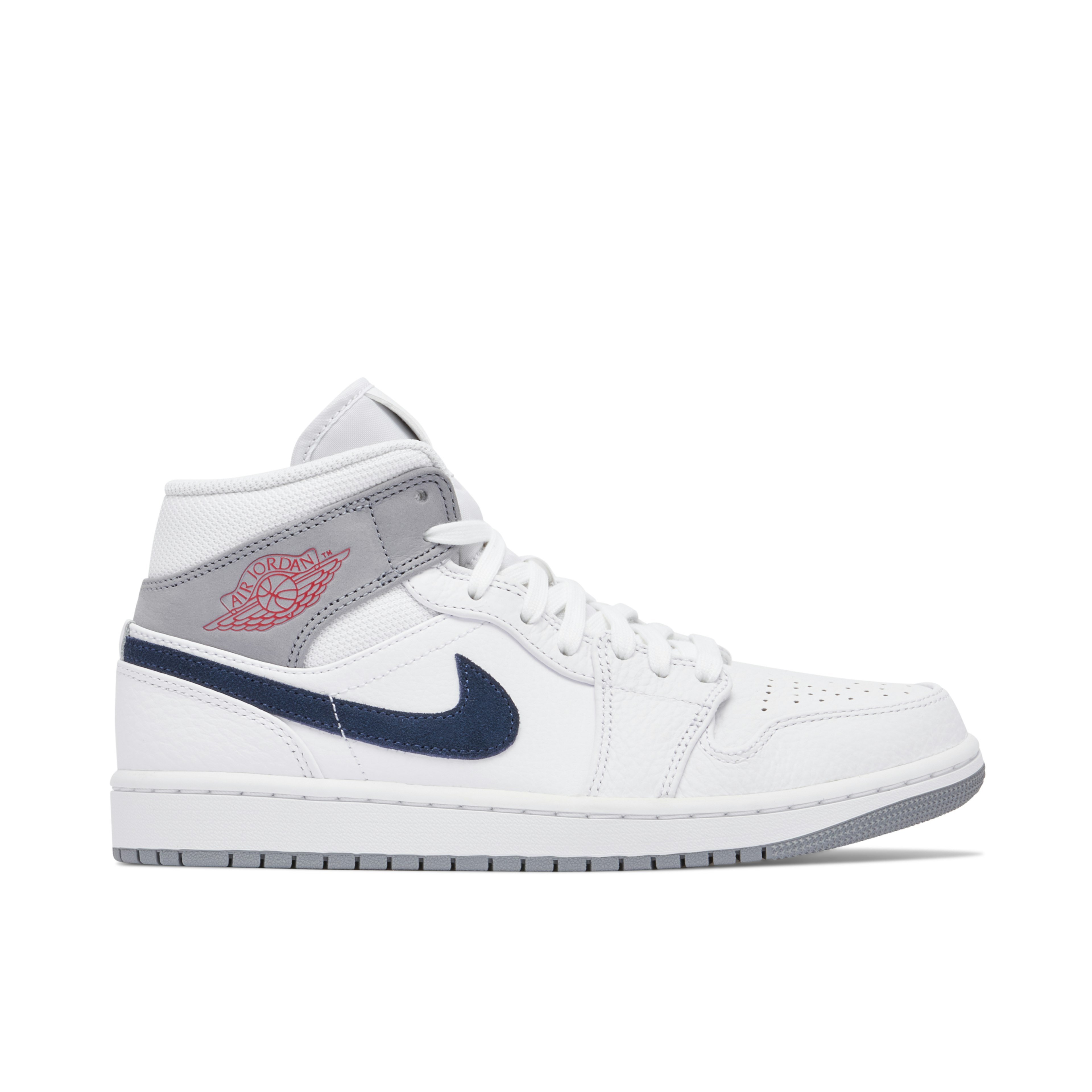 Nike Air Jordan 1 Mid Linen College Grey White UK 8.5 Retro High OG Rebellionaire Ganebet Store quantity