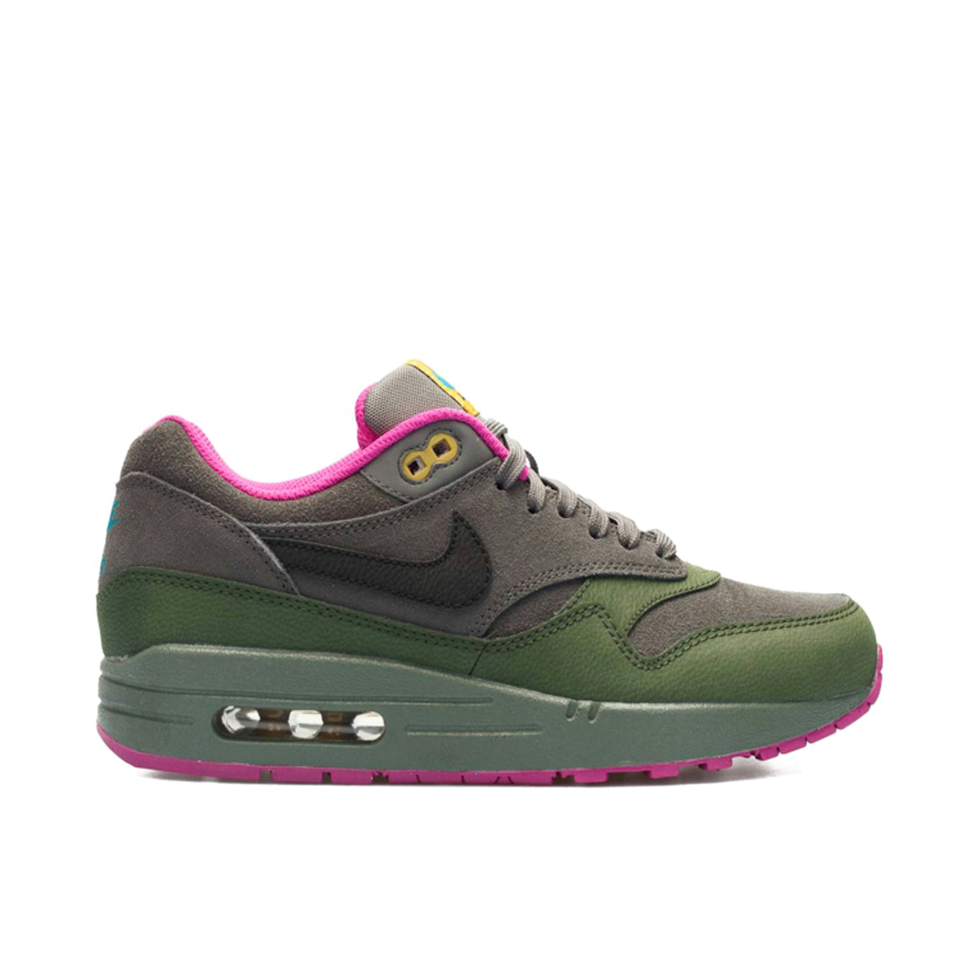 Nike Air Max 1 Leather Pewter Carbon Green