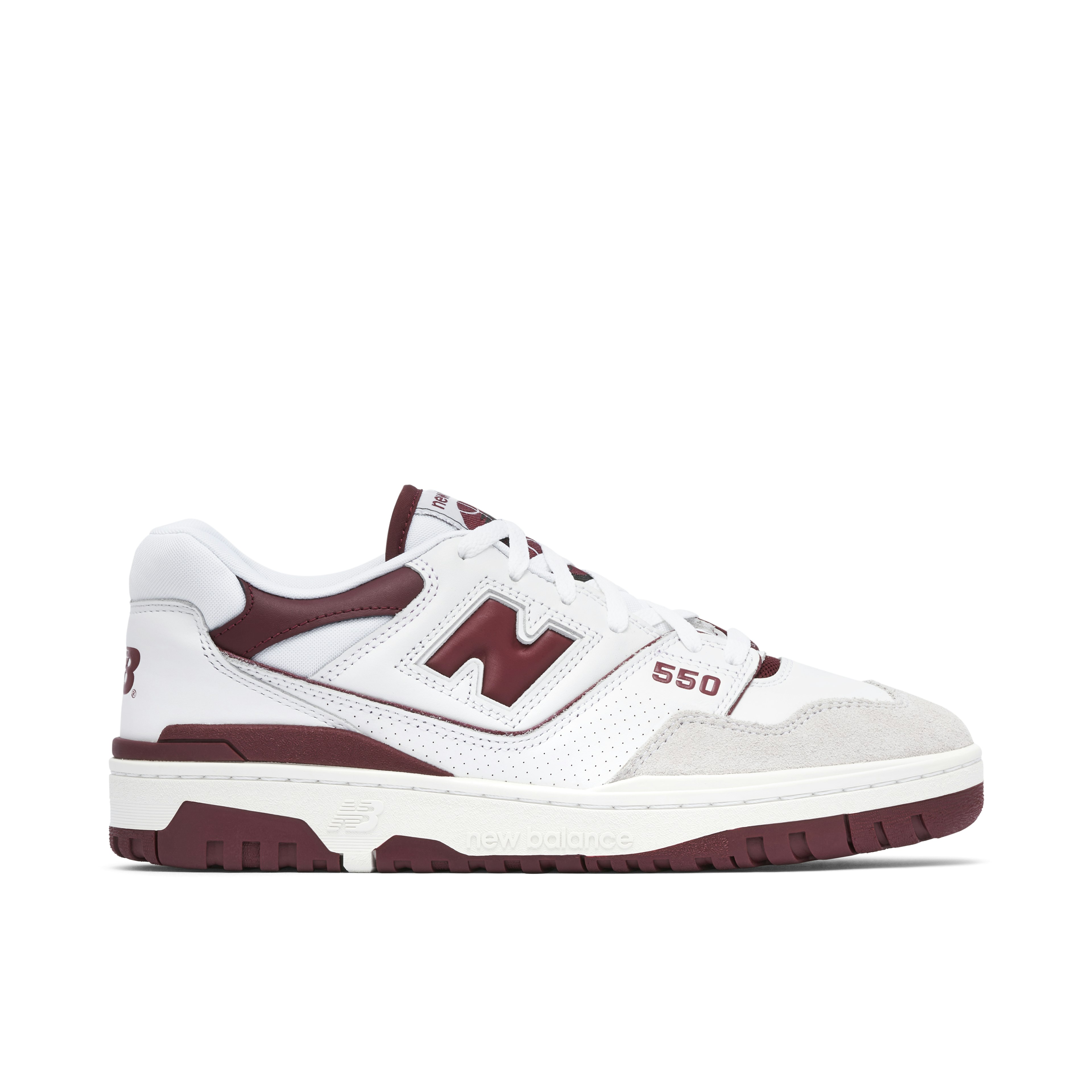 New Balance 550 White Burgundy