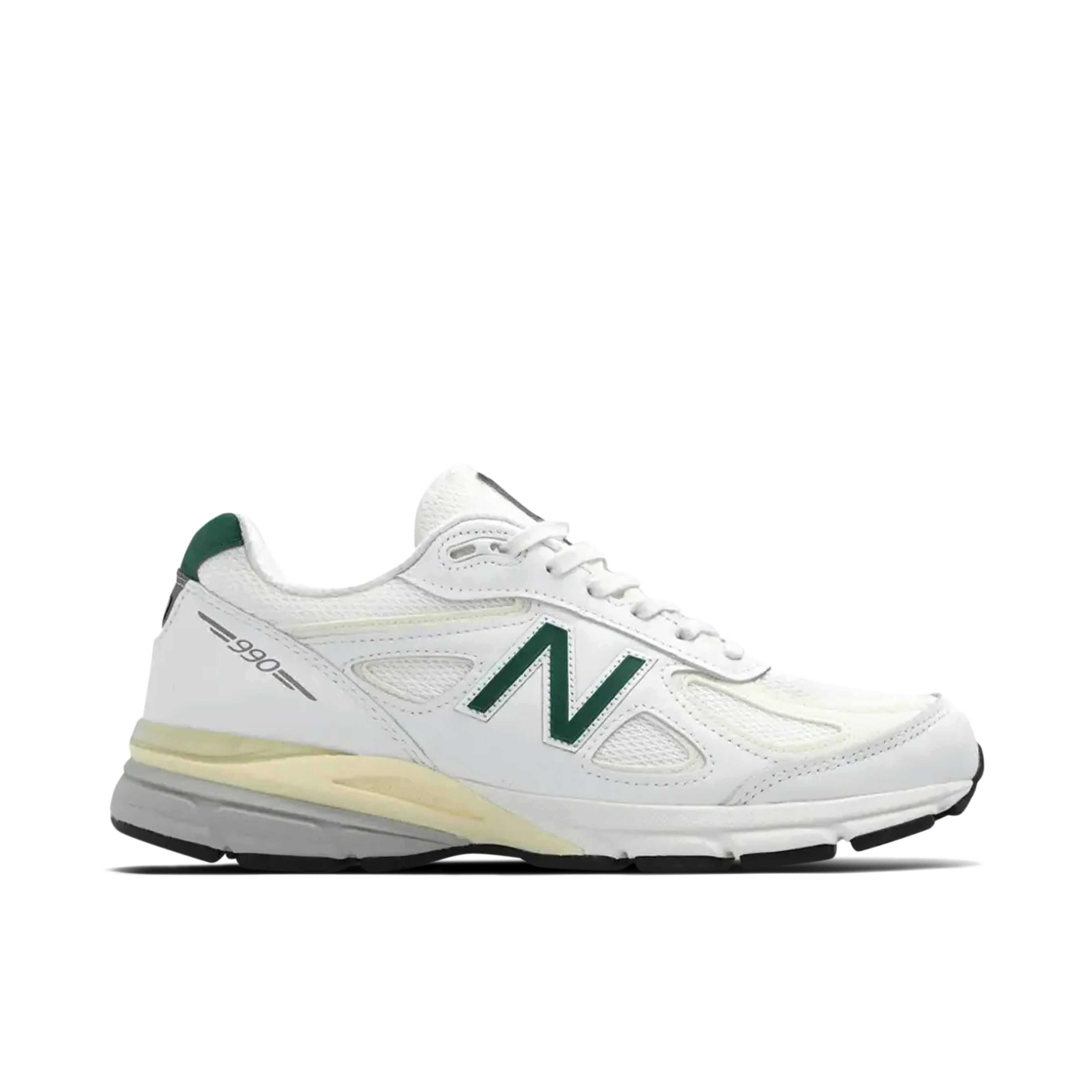 New Balance 990v4 Made in USA White Green