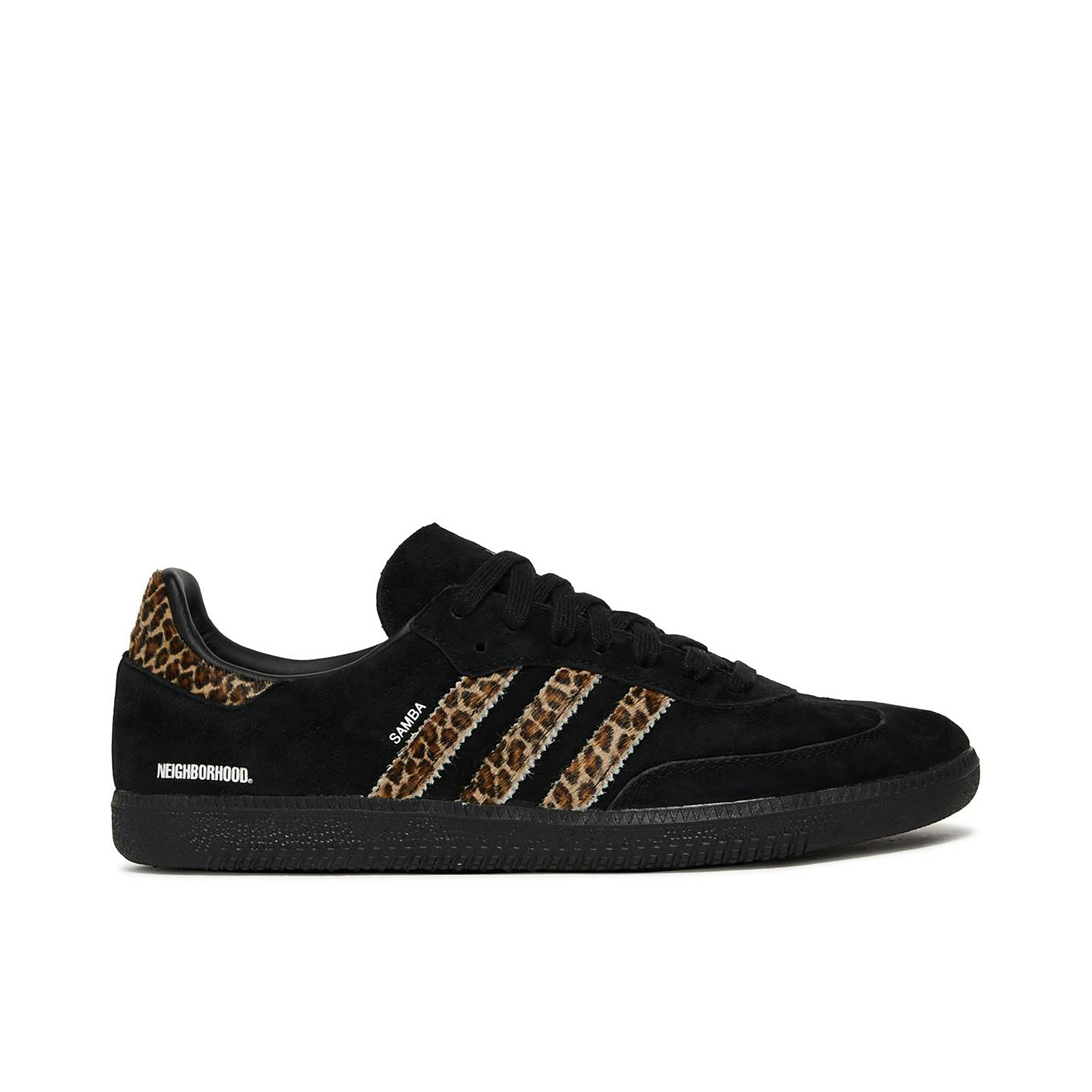 Adidas Samba x END X Neighborhood Black Leopard