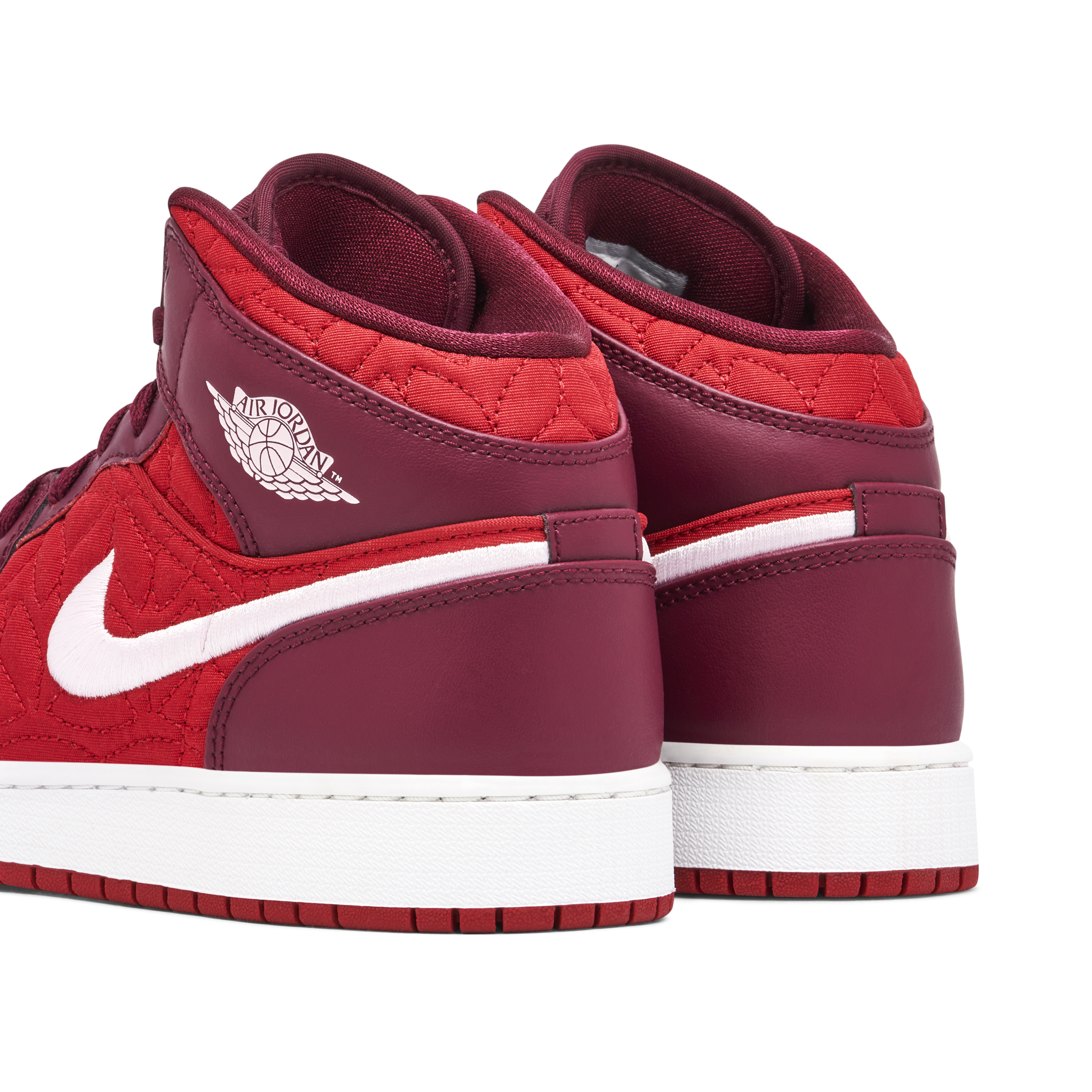 Nike Air Jordan 1 popular Mid SE Red Quilt