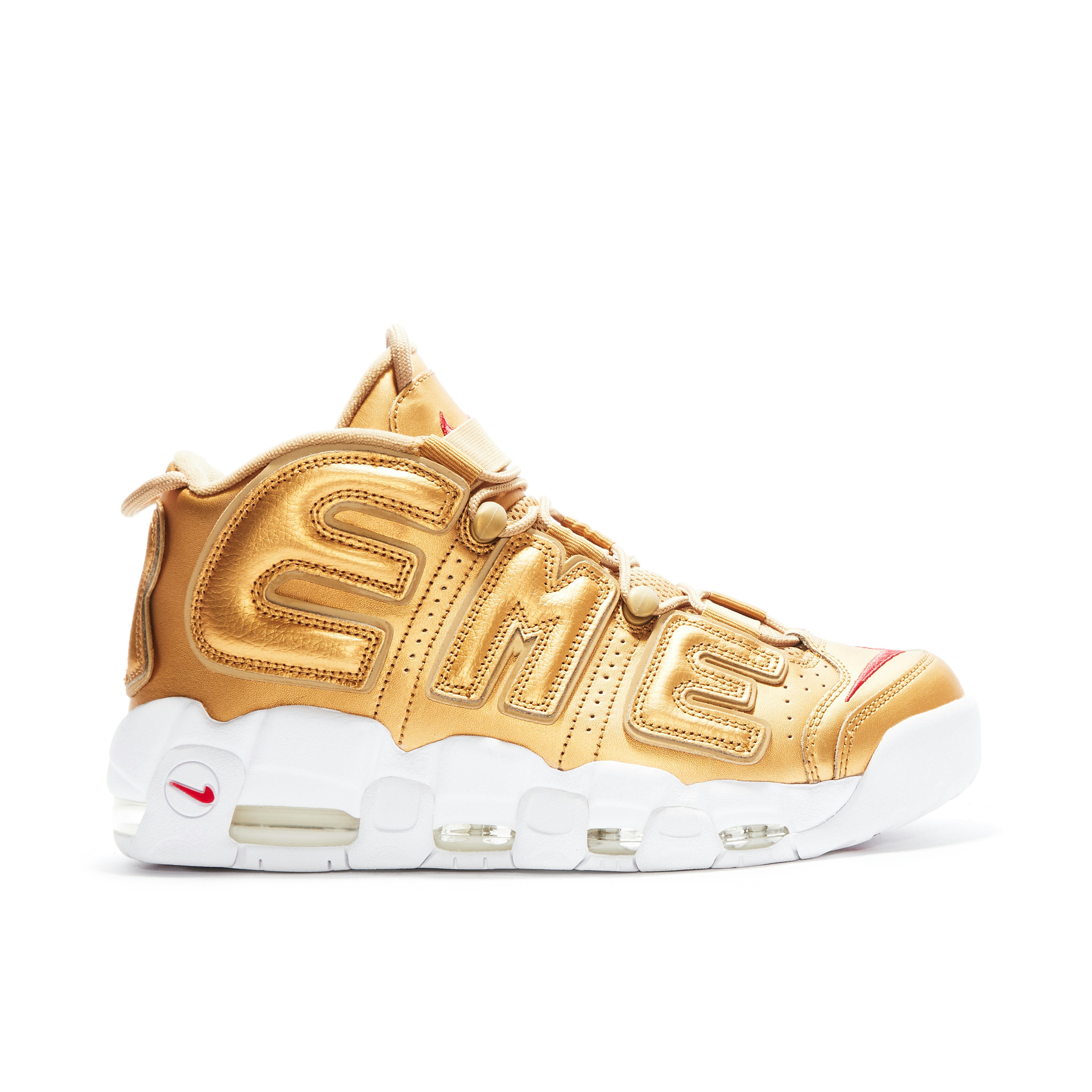 Air More Uptempo x Supreme Metallic Gold