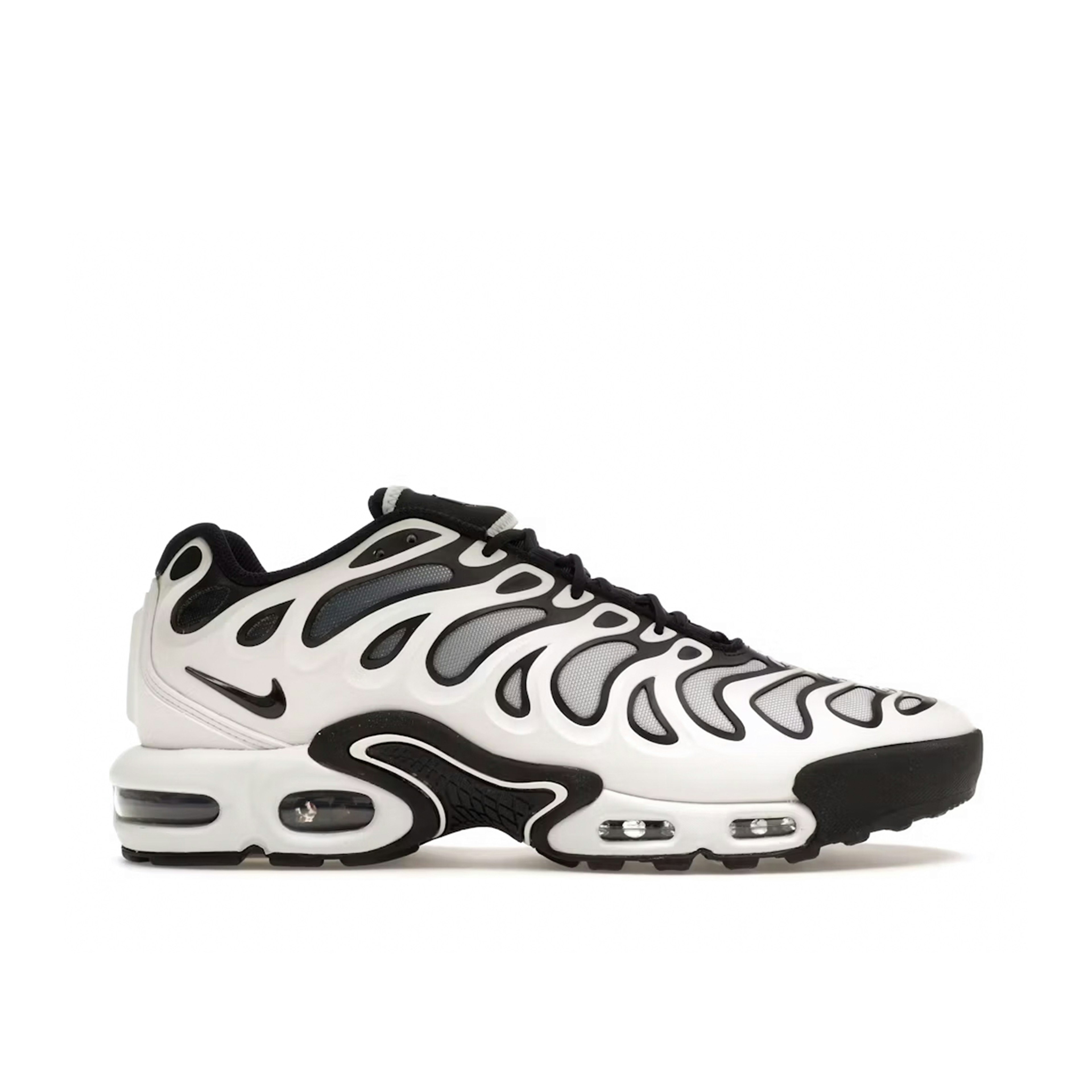 Nike Air Max Plus Drift White Black Metallic Silver