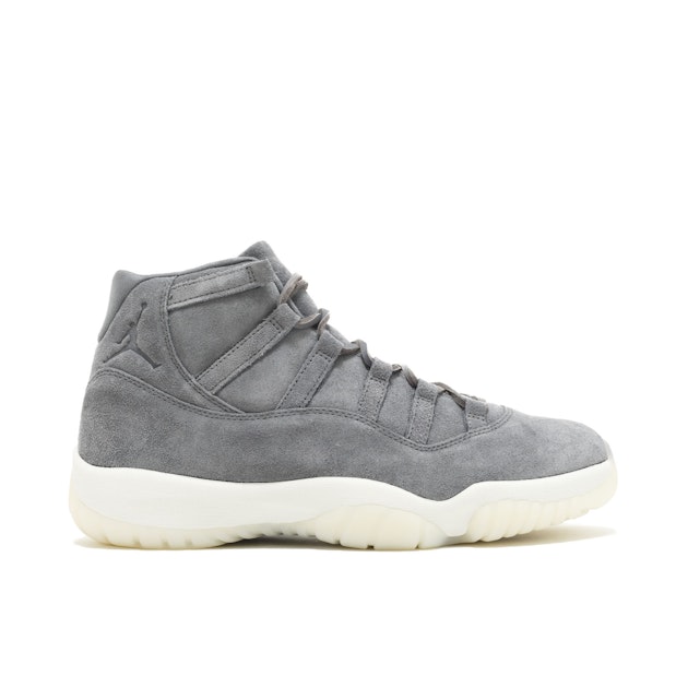 air jordan 11 retro premium grey suede