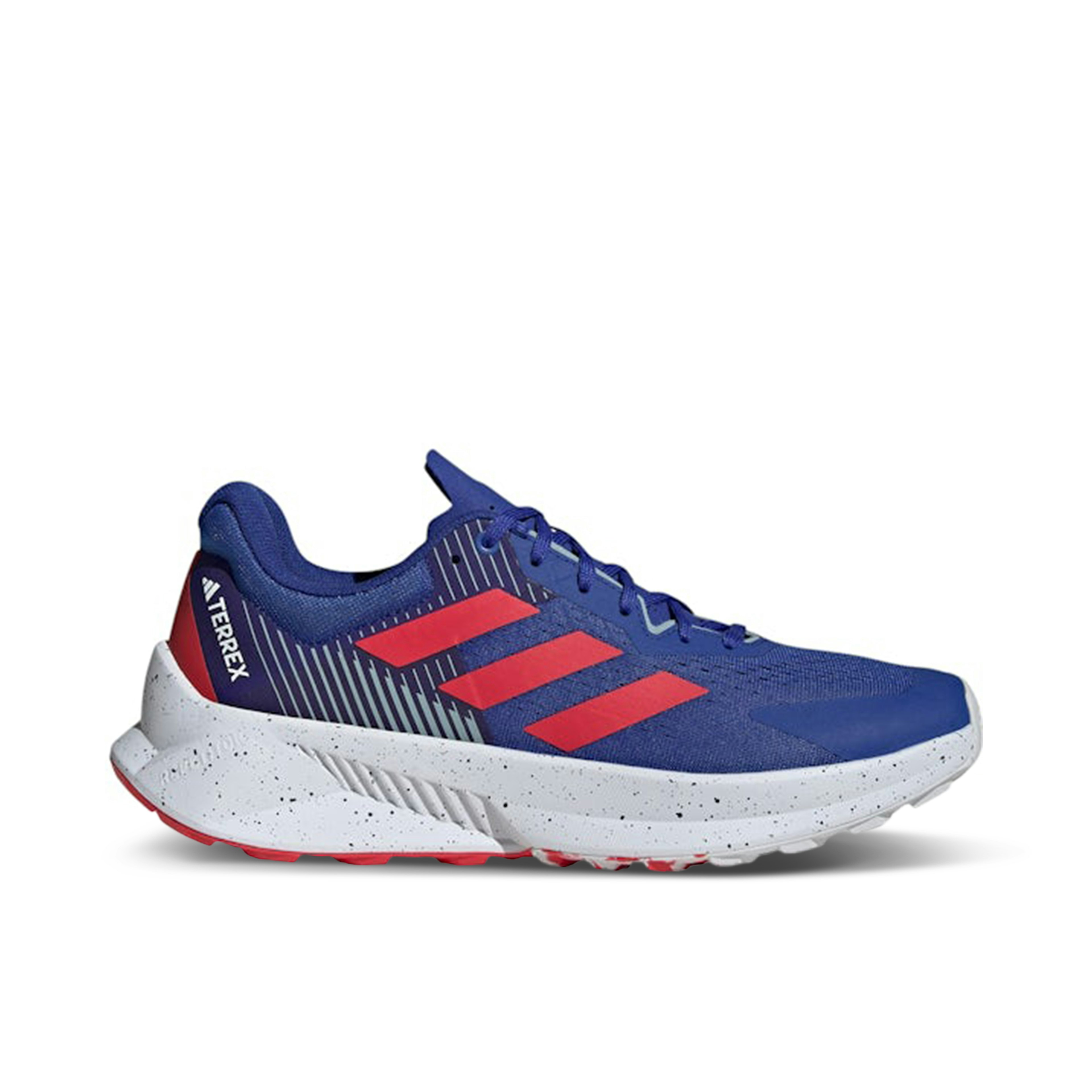 Adidas Terrex Soulstride Flow Trail Dash Grey Pure Ruby Semi Lucid Blue