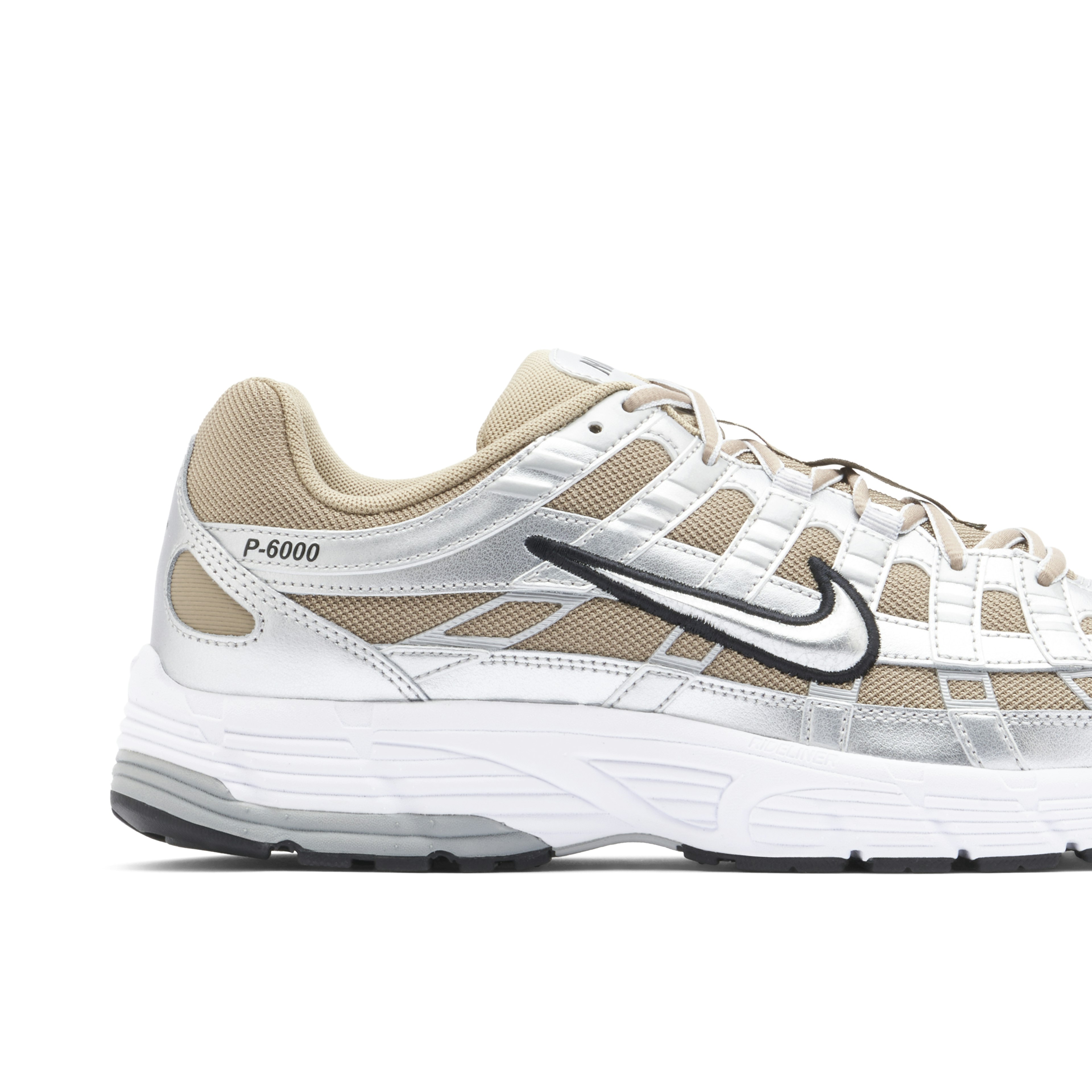 Nike P-6000 Khaki Metallic Silver