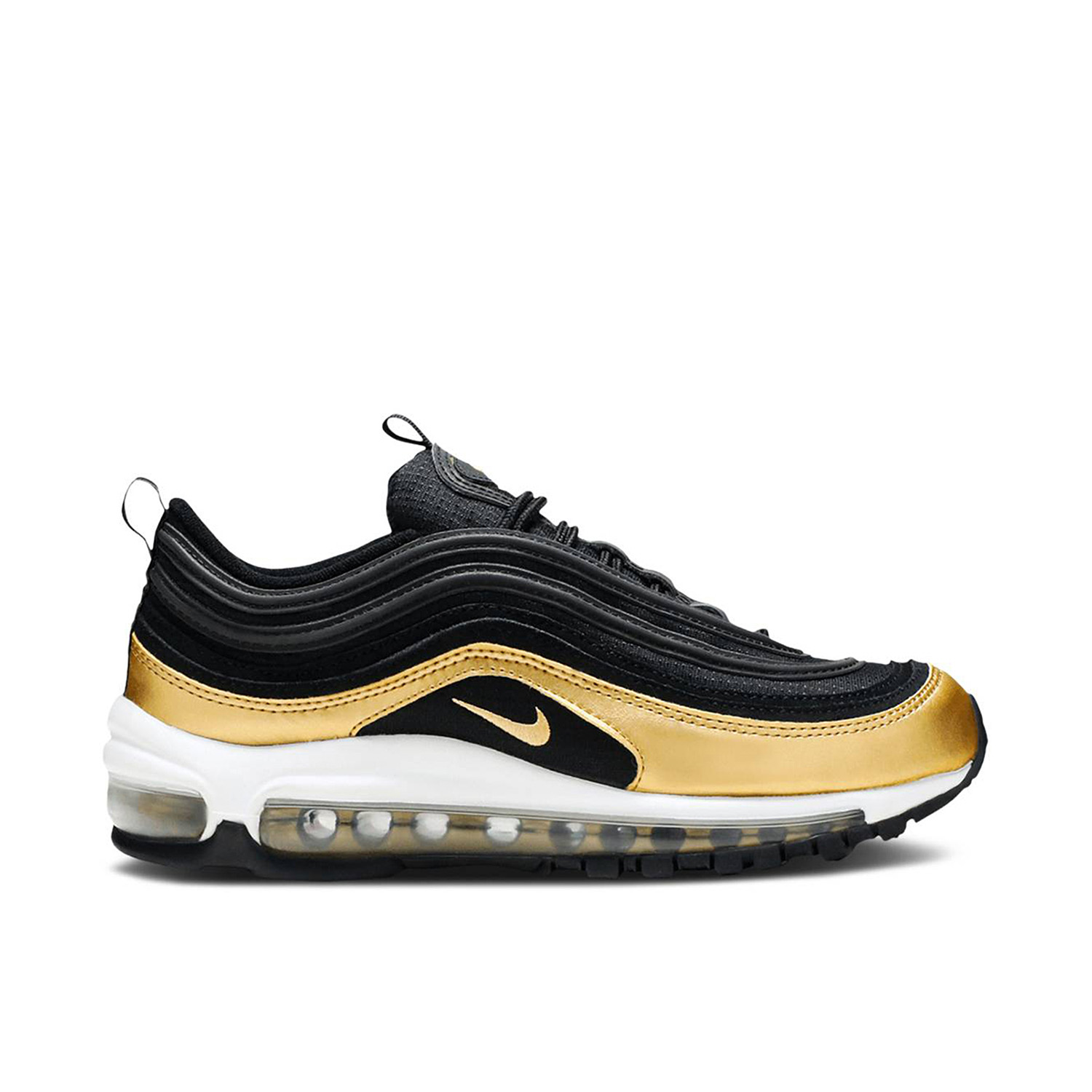 Nike Air Max 97 Black Gold GS 921522 014 Laced