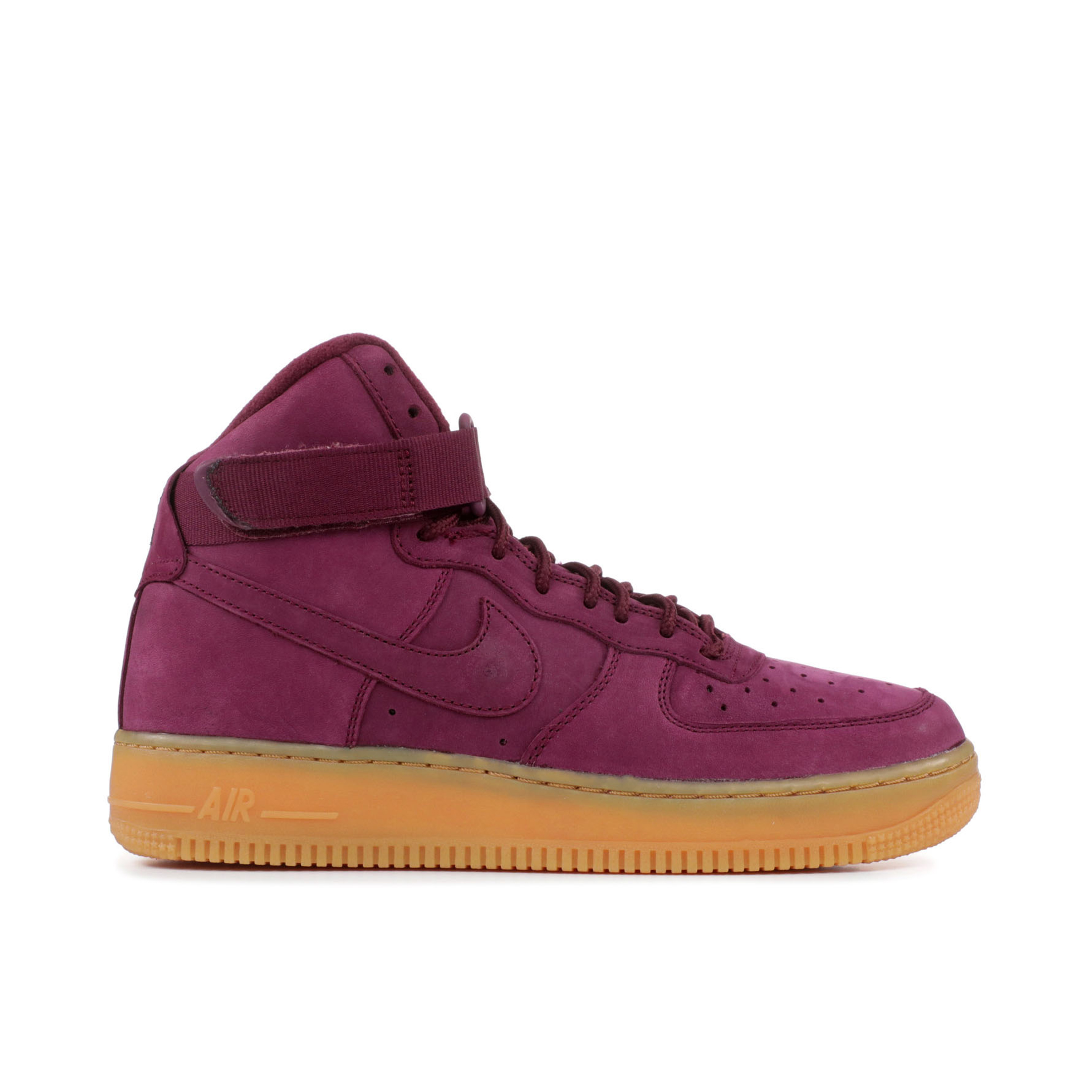 Air force 1 high top burgundy best sale